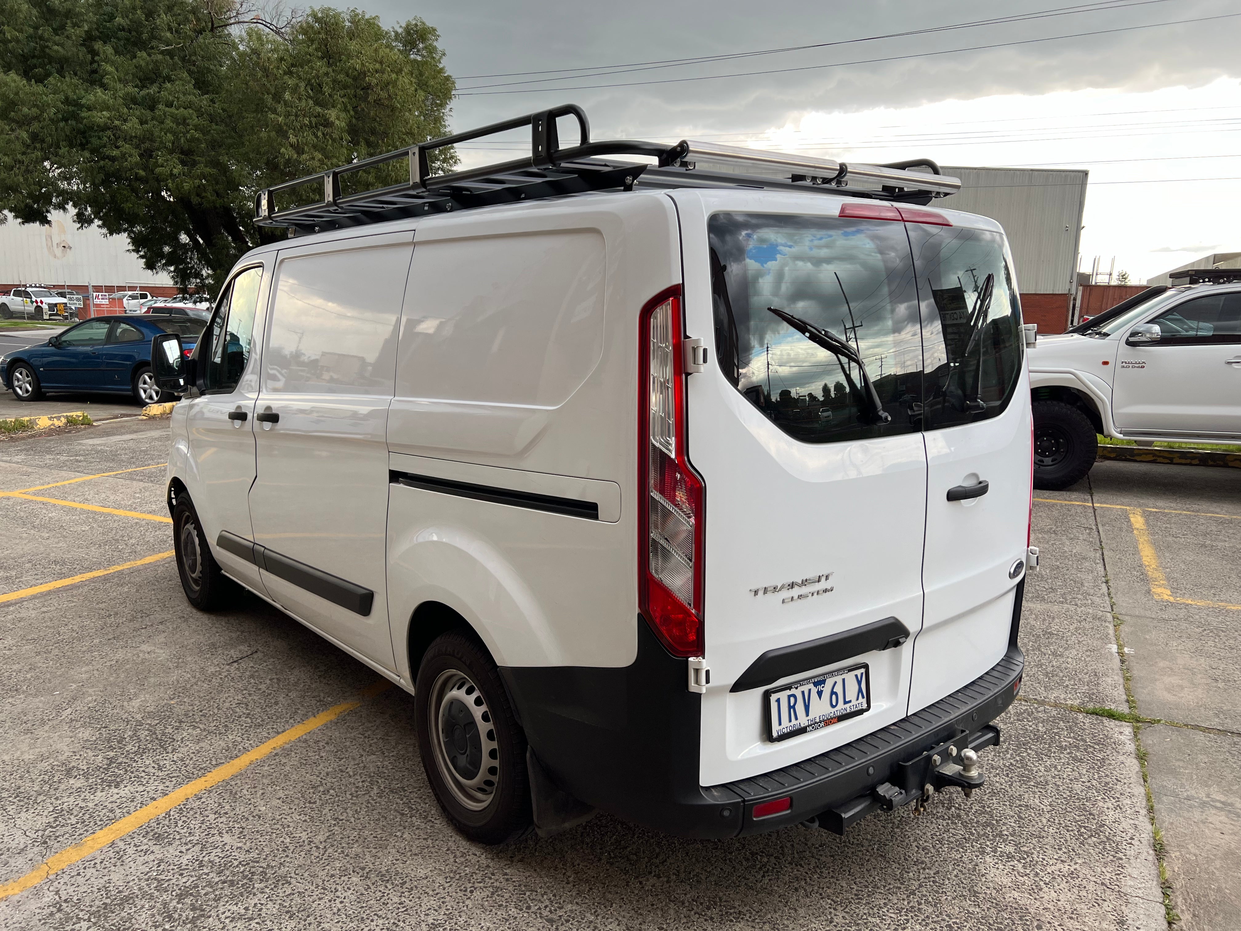 BISON 4X4 STEEL TRADESMAN ROOF RACK FOR FORD TRANSIT CUSTOM 2013+