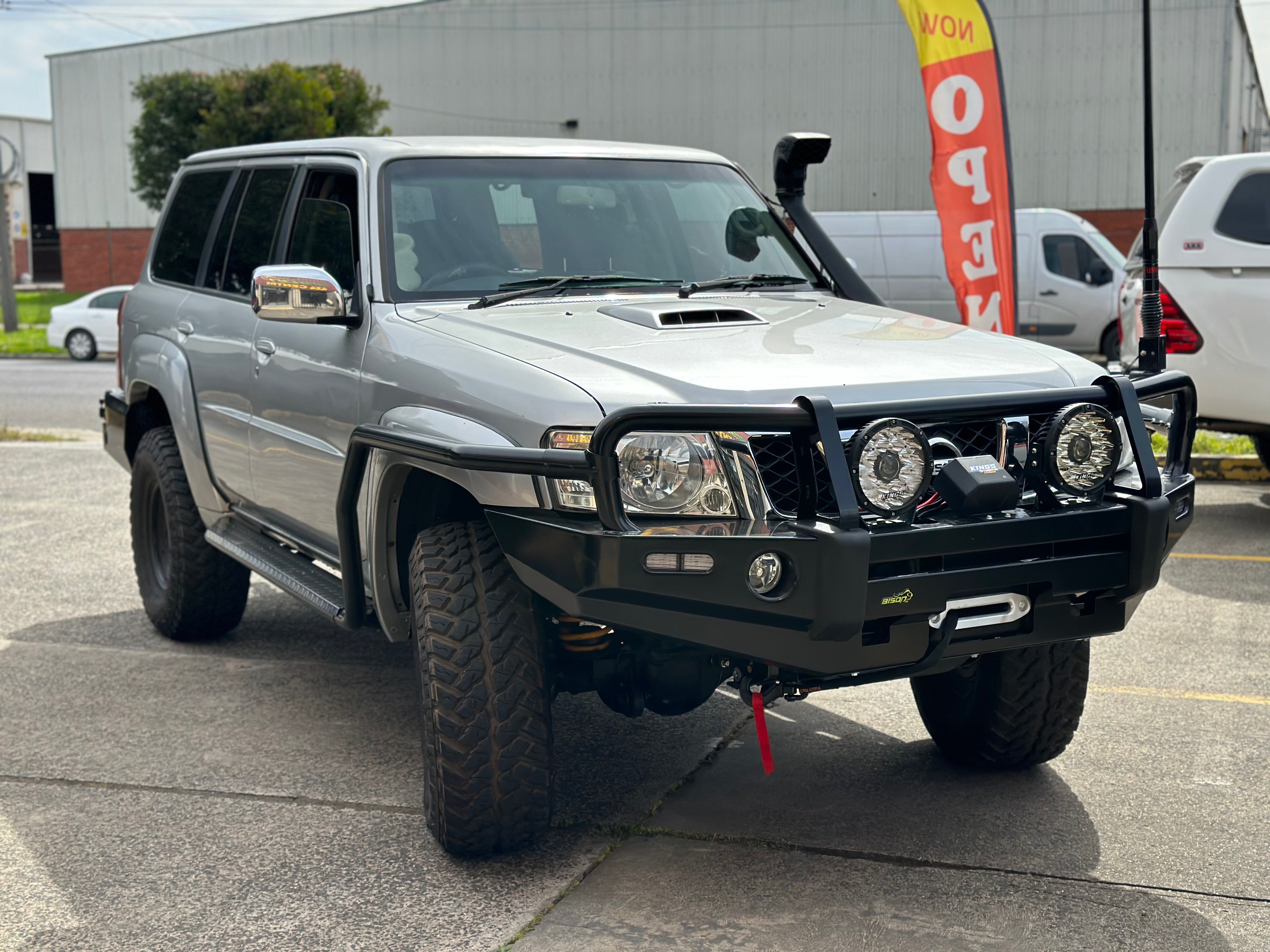 BISON-BAR FOR NISSAN PATROL GU Y61 SERIES 4 2004-2015 BY BISON 4X4