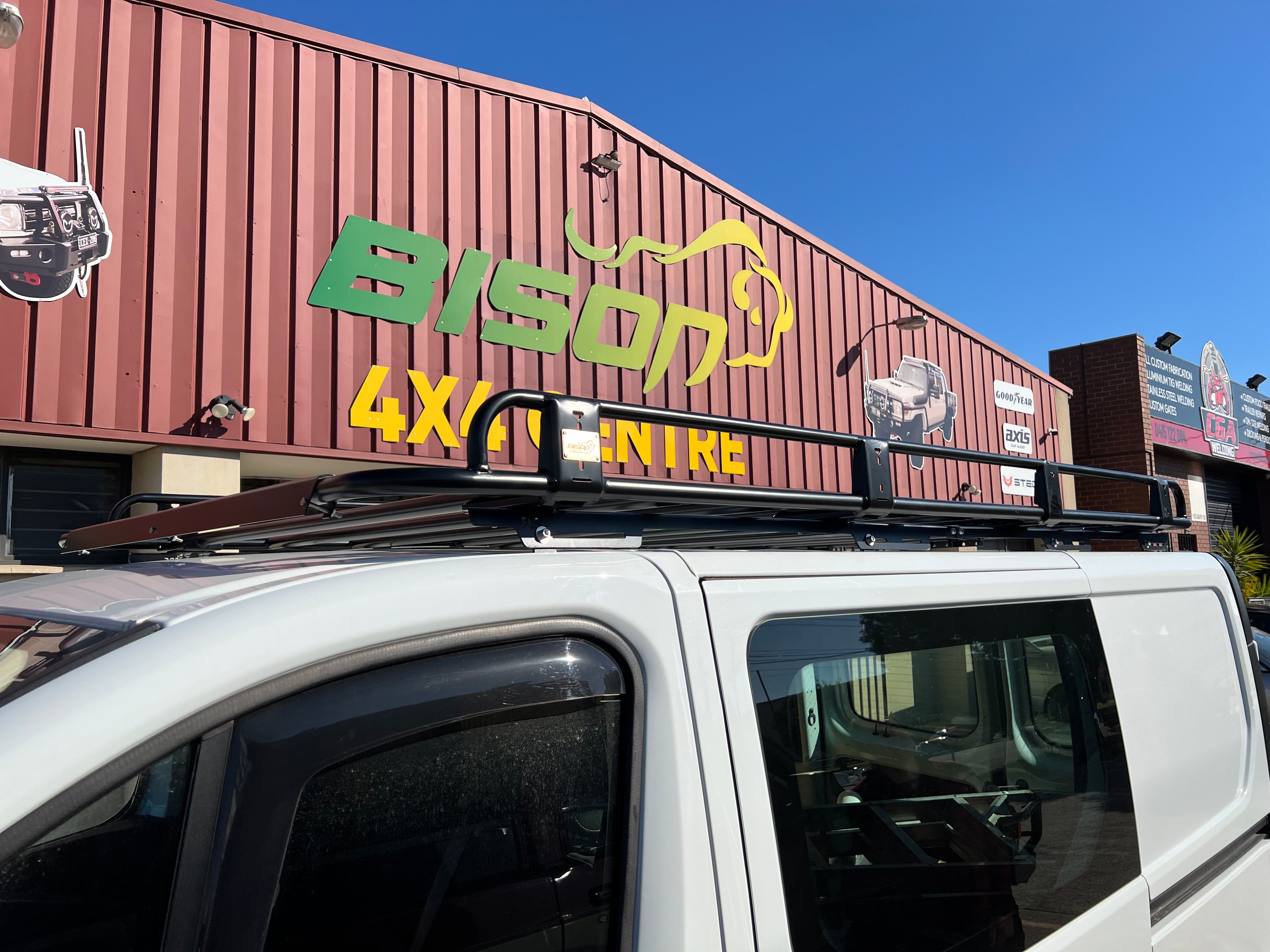 BISON 4X4 STEEL TRADESMAN ROOF RACK FOR RENAULT TRAFIC 2004-2014