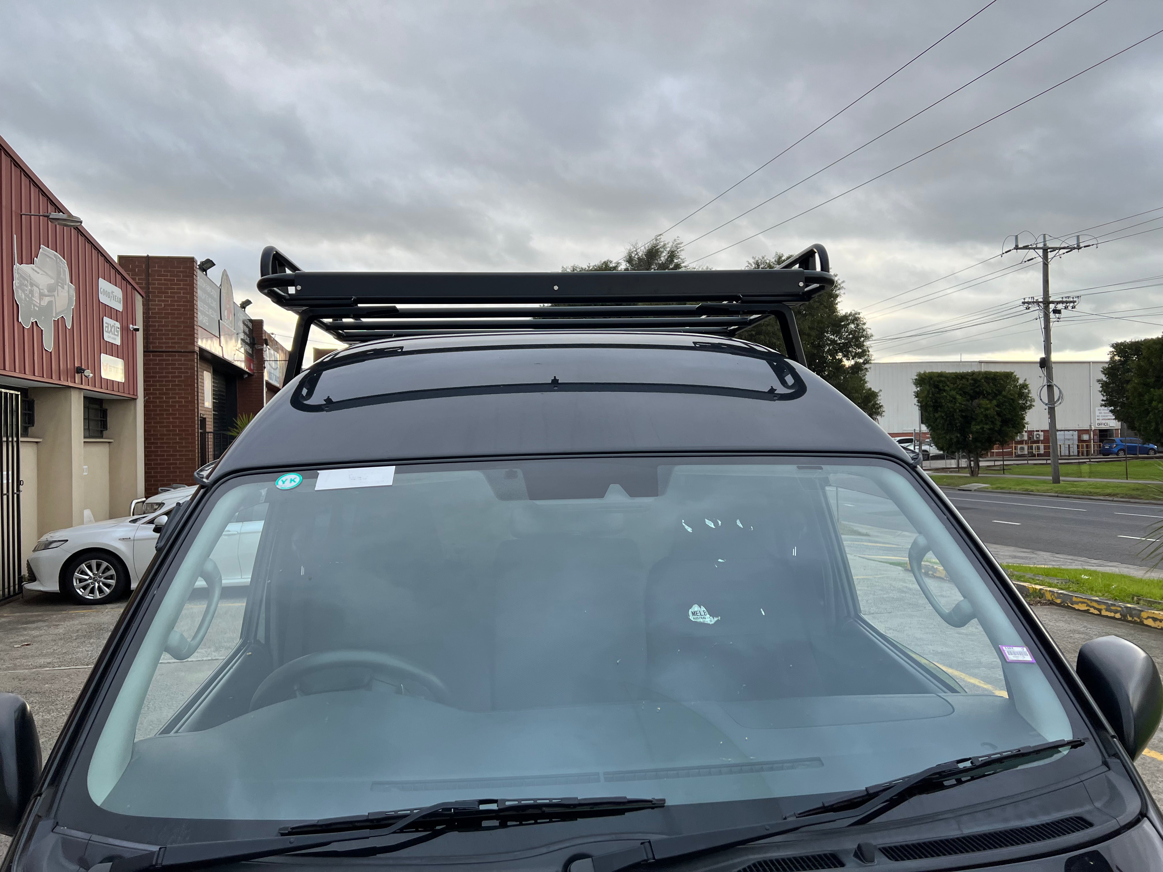BISON 4X4 STEEL TRADESMAN ROOF RACK FOR TOYOTA HIACE COMMUTER 2004-2018