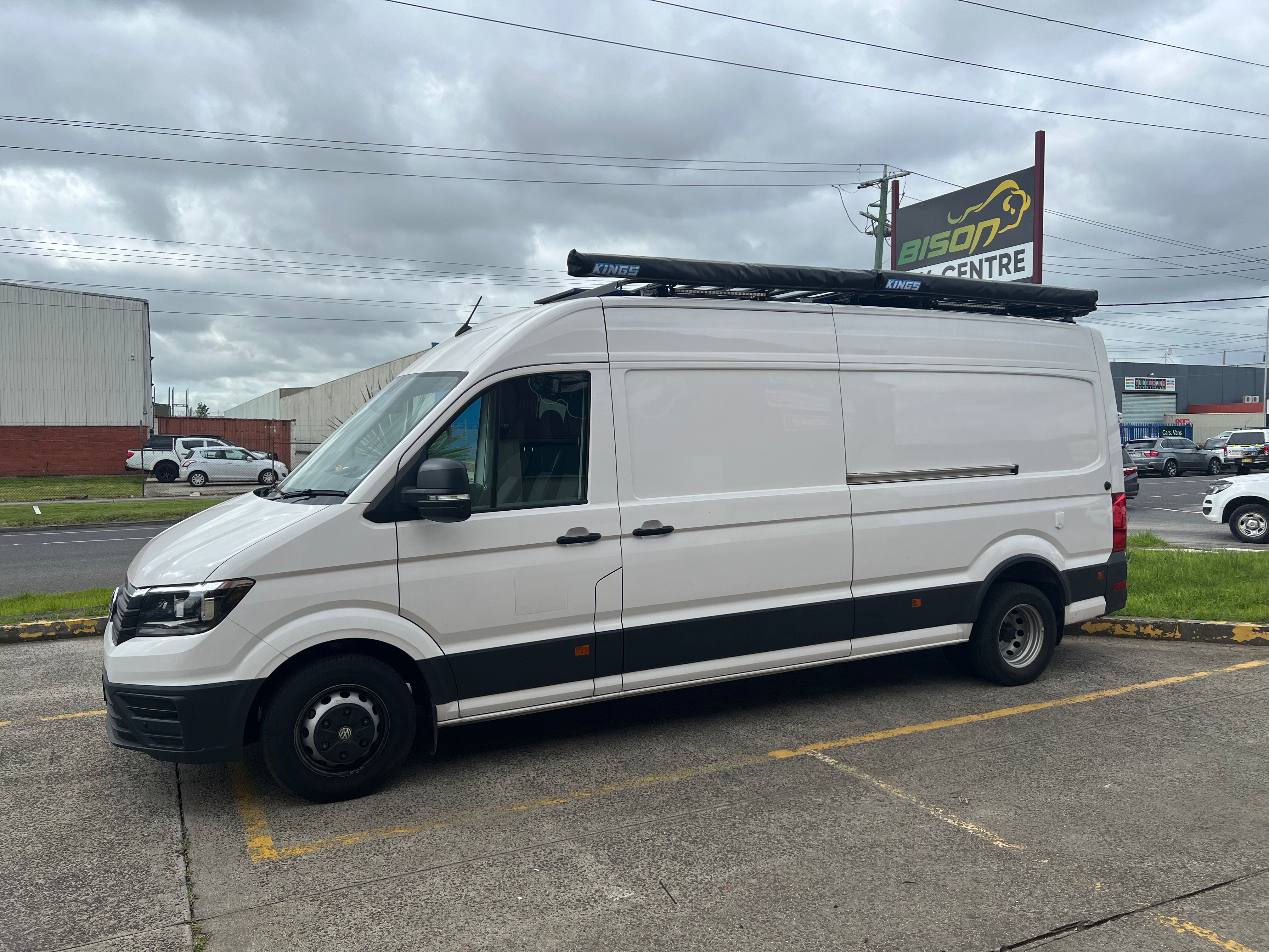 BISON 4X4 STEEL TRADESMAN ROOF RACK FOR VOLKSWAGEN CRAFTER 2F 2017+