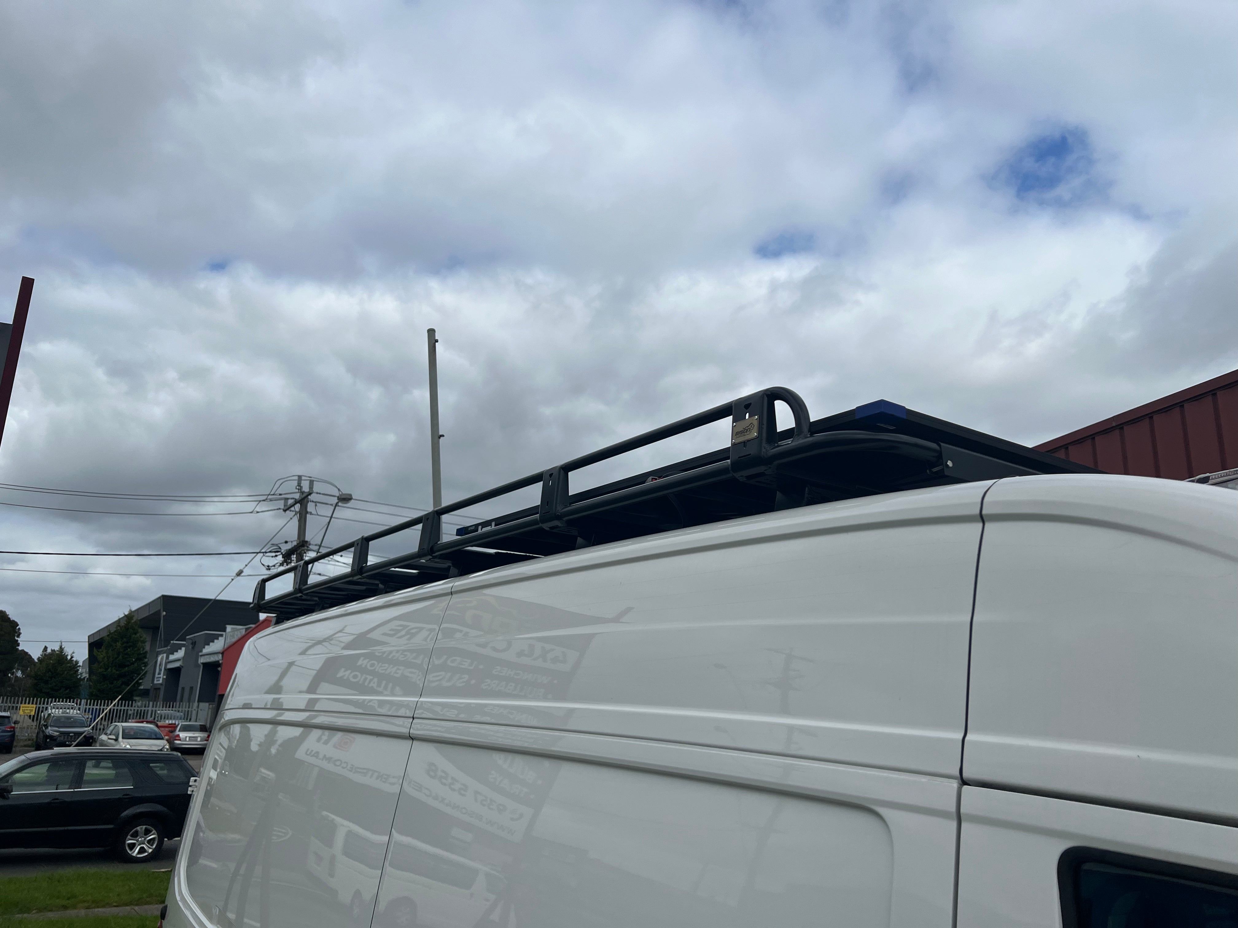 BISON 4X4 STEEL TRADESMAN ROOF RACK FOR VOLKSWAGEN CRAFTER 2F 2017+