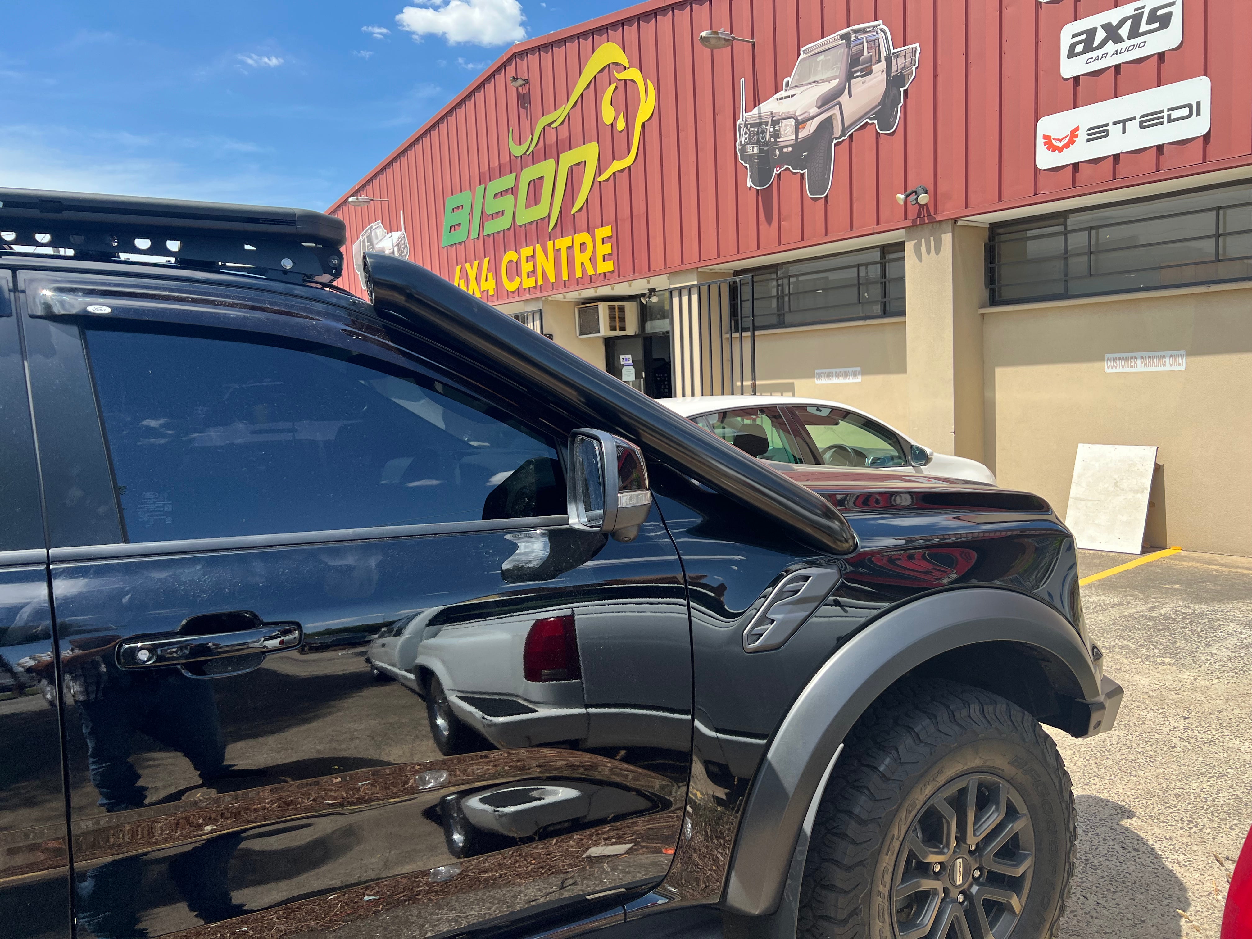 BISON 4X4 Stainless-Steel Snorkel Kit For FORD RANGER NEXT GEN T9