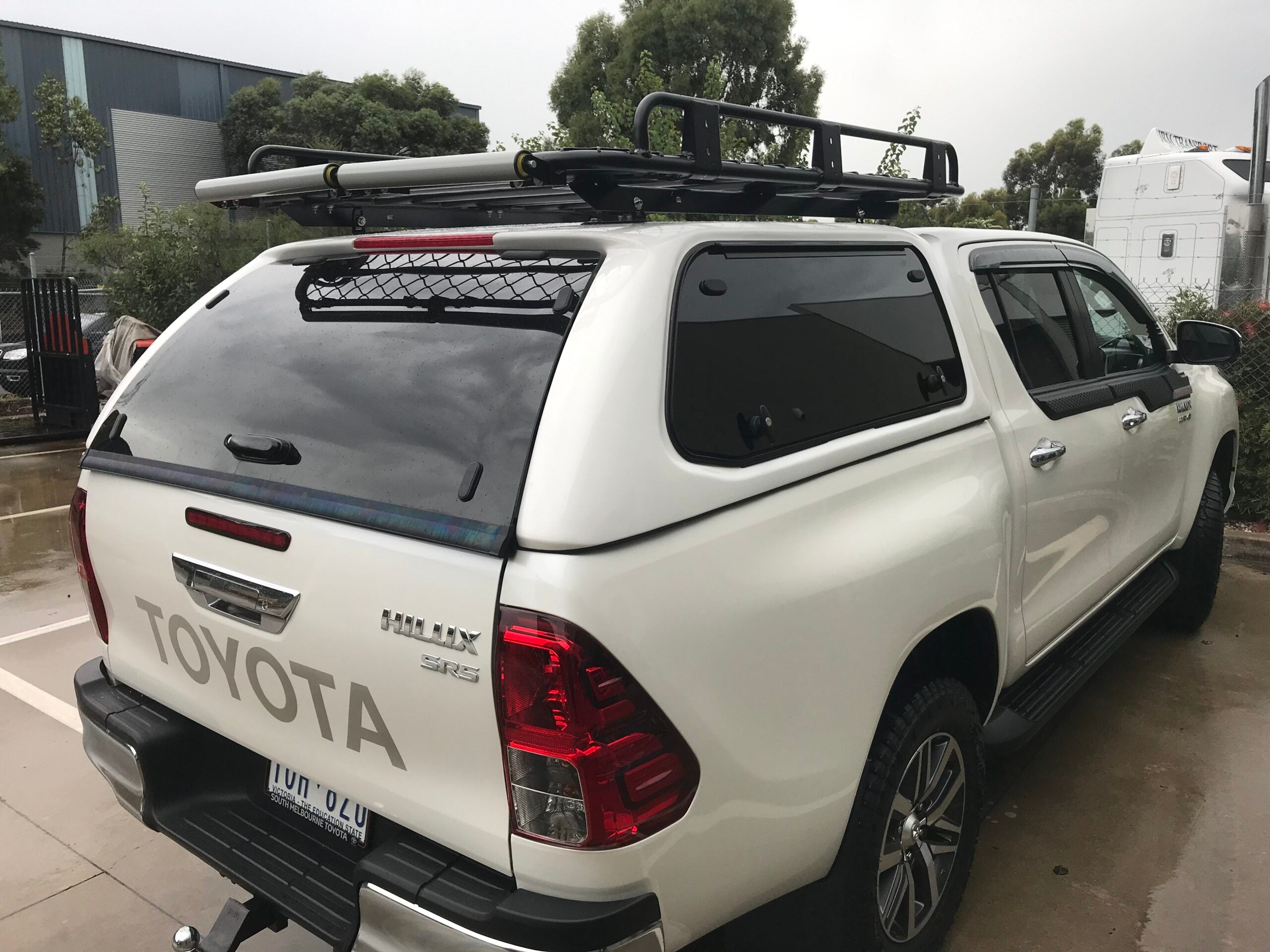Steel Roof Rack for ARB Canopy , High Roof With Internal support brackets
