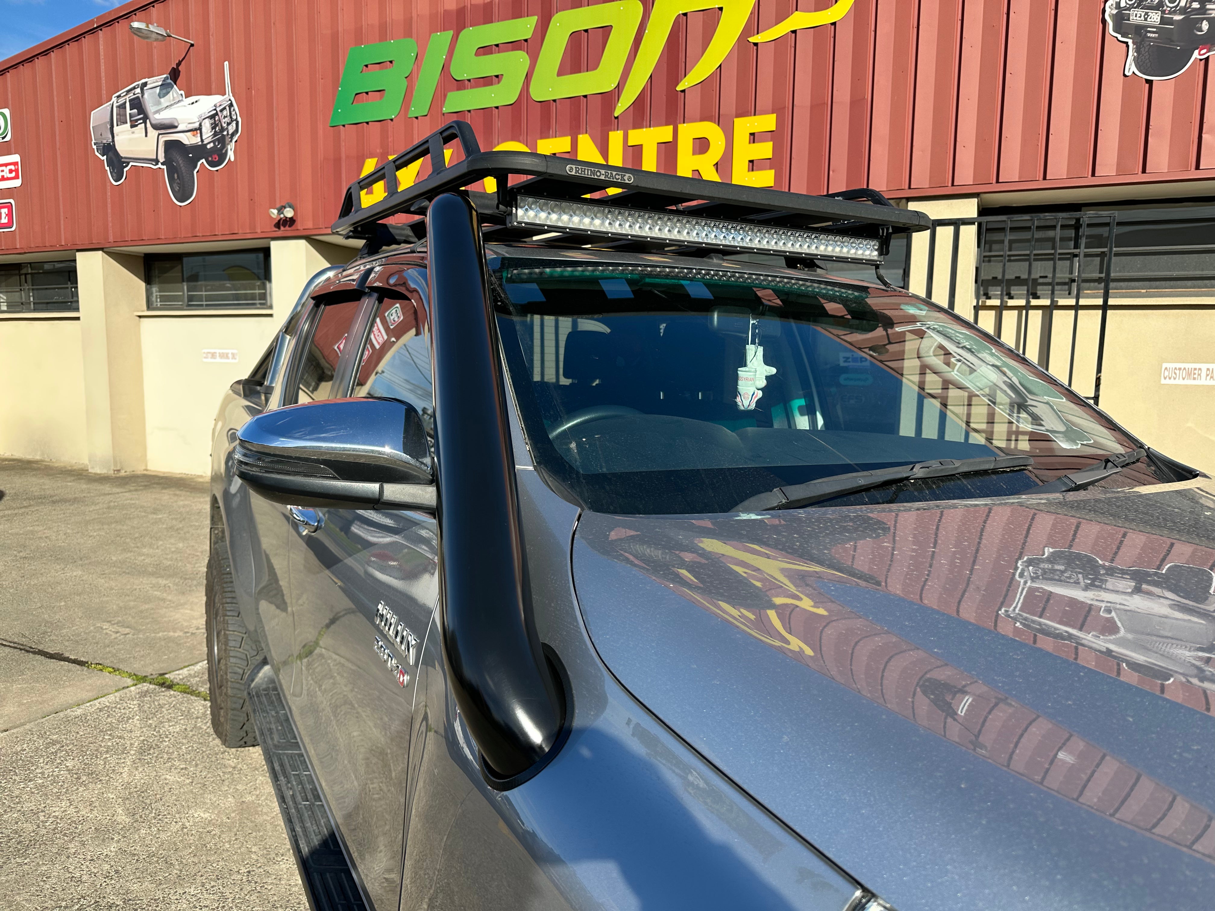 BISON 4X4 STAINLESS STEEL SNORKEL AIR INTAKE KIT MADE TO SUIT TOYOTA HILUX N70 2005-2015 25 26 SERIES SR/SR5