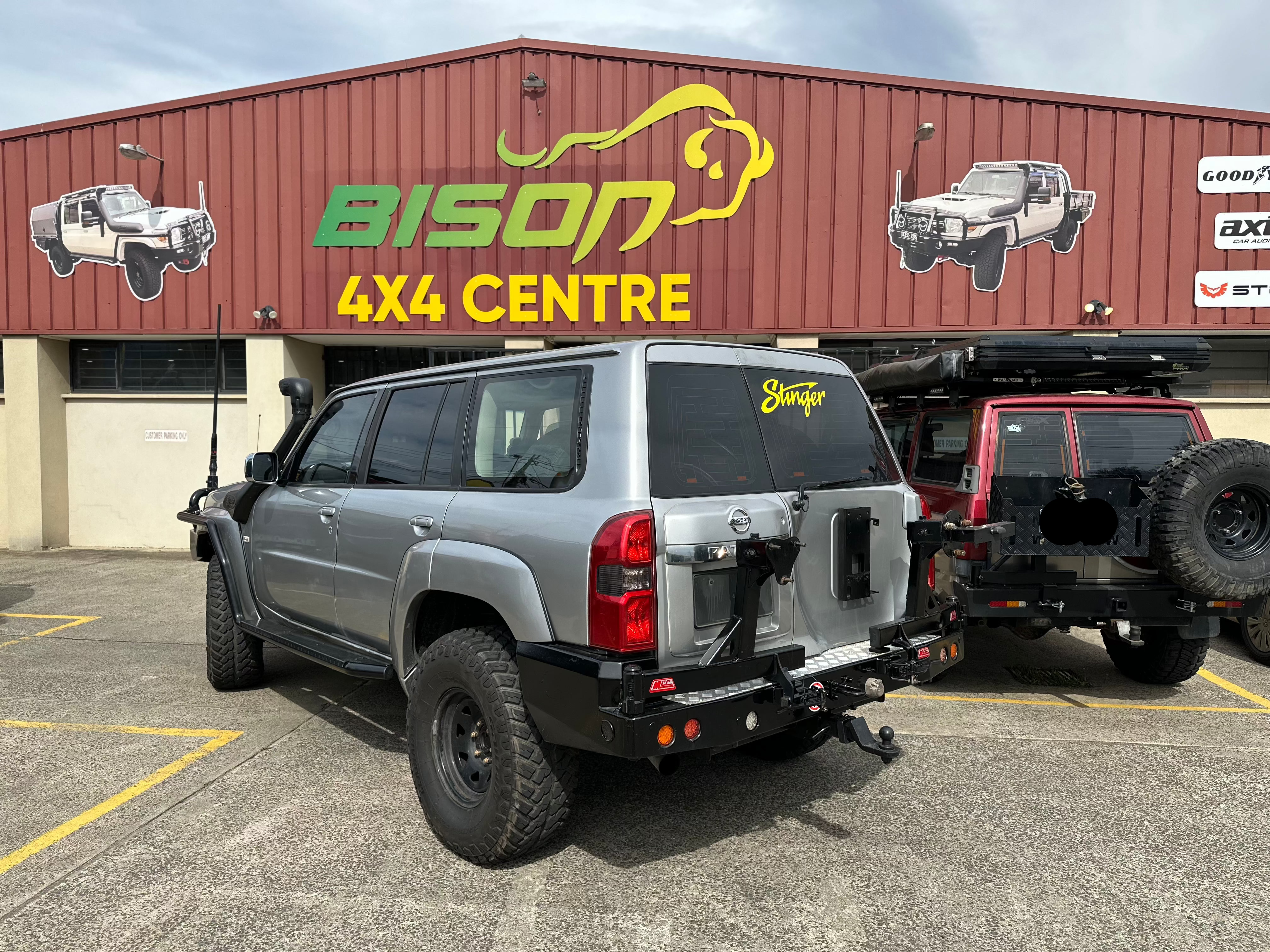 BISON REAR STEP FOR NISSAN PATROL