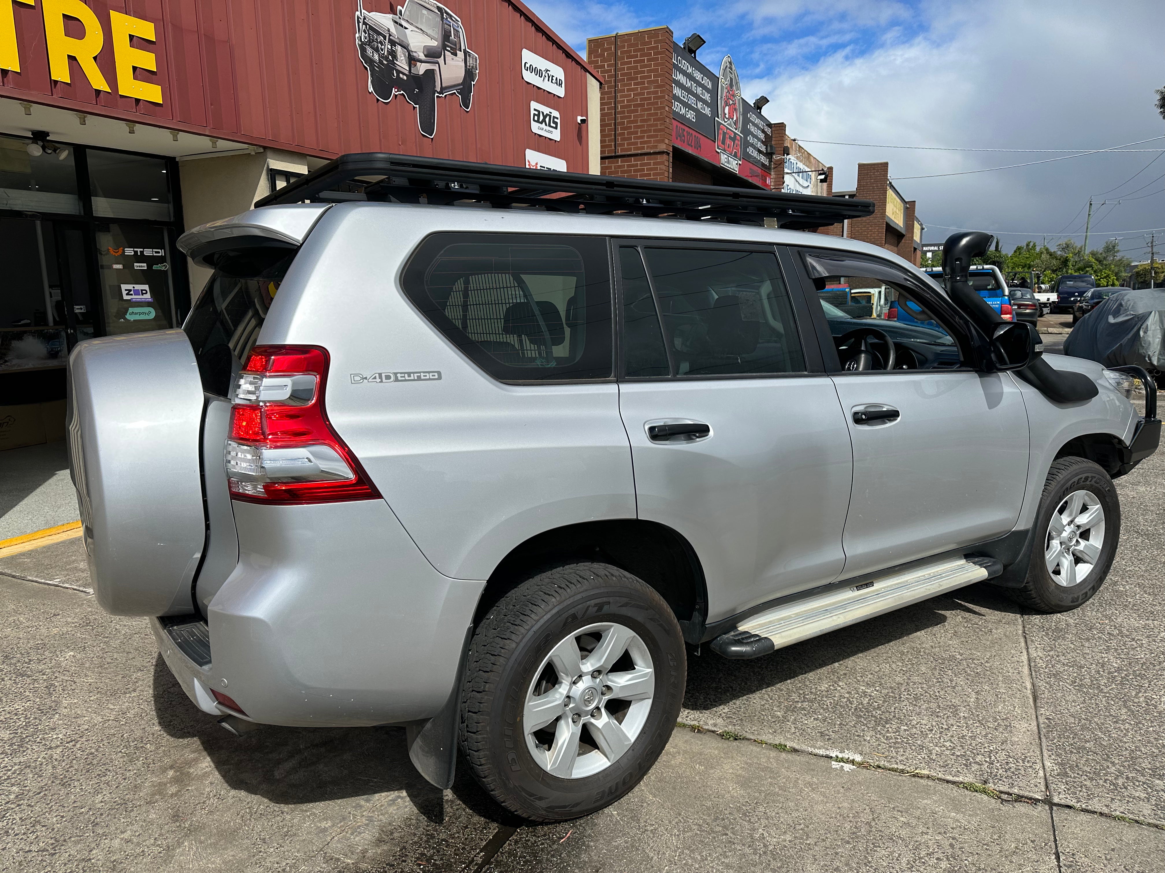 BISON 4X4 FLAT ROOF RACK FOR TOYOTA PRADO 150 SERIES 2200mm x 1250mm 