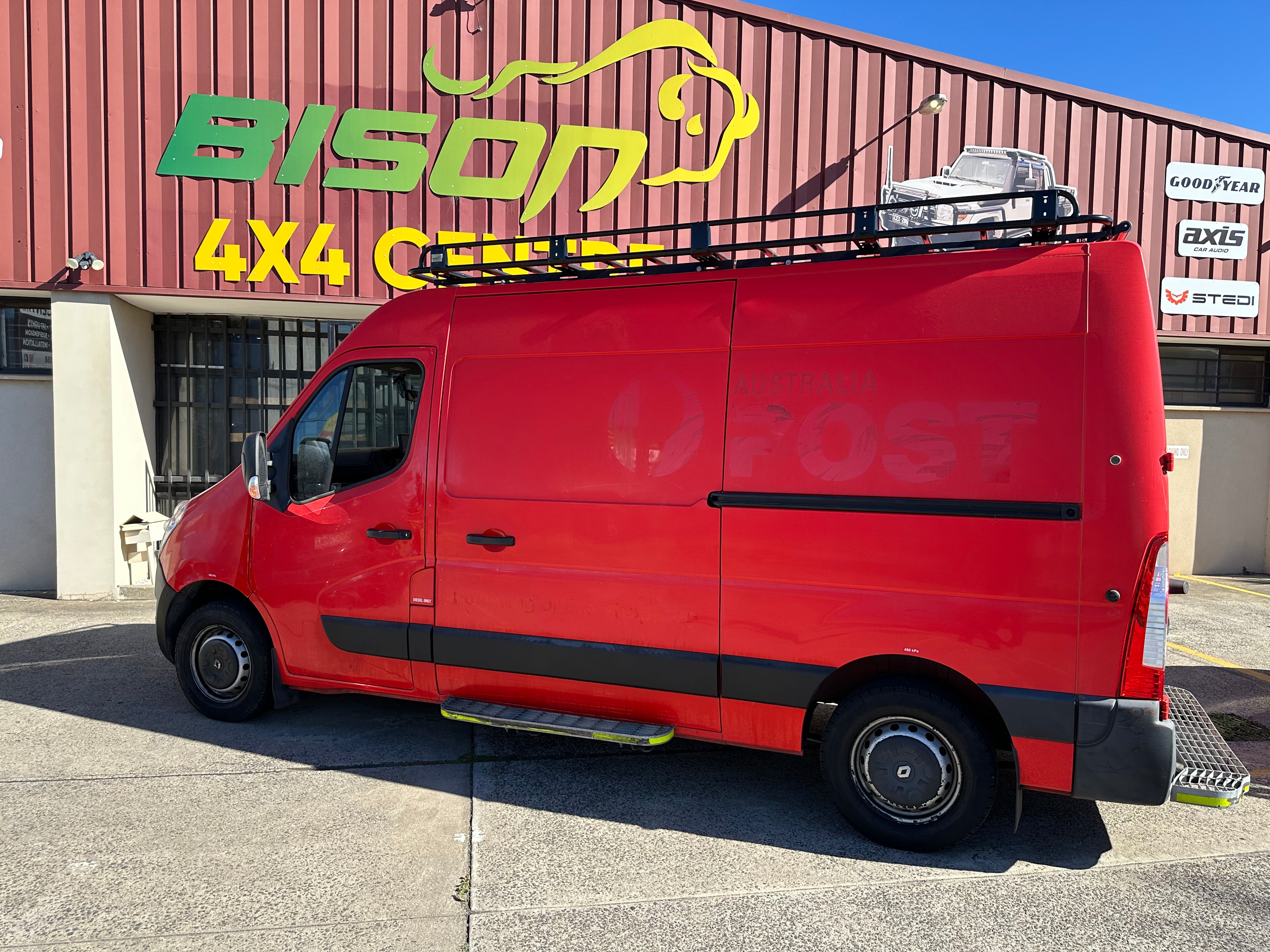 BISON 4X4 STEEL TRADESMAN ROOF RACK FOR RENAULT MASTER 2011-2019