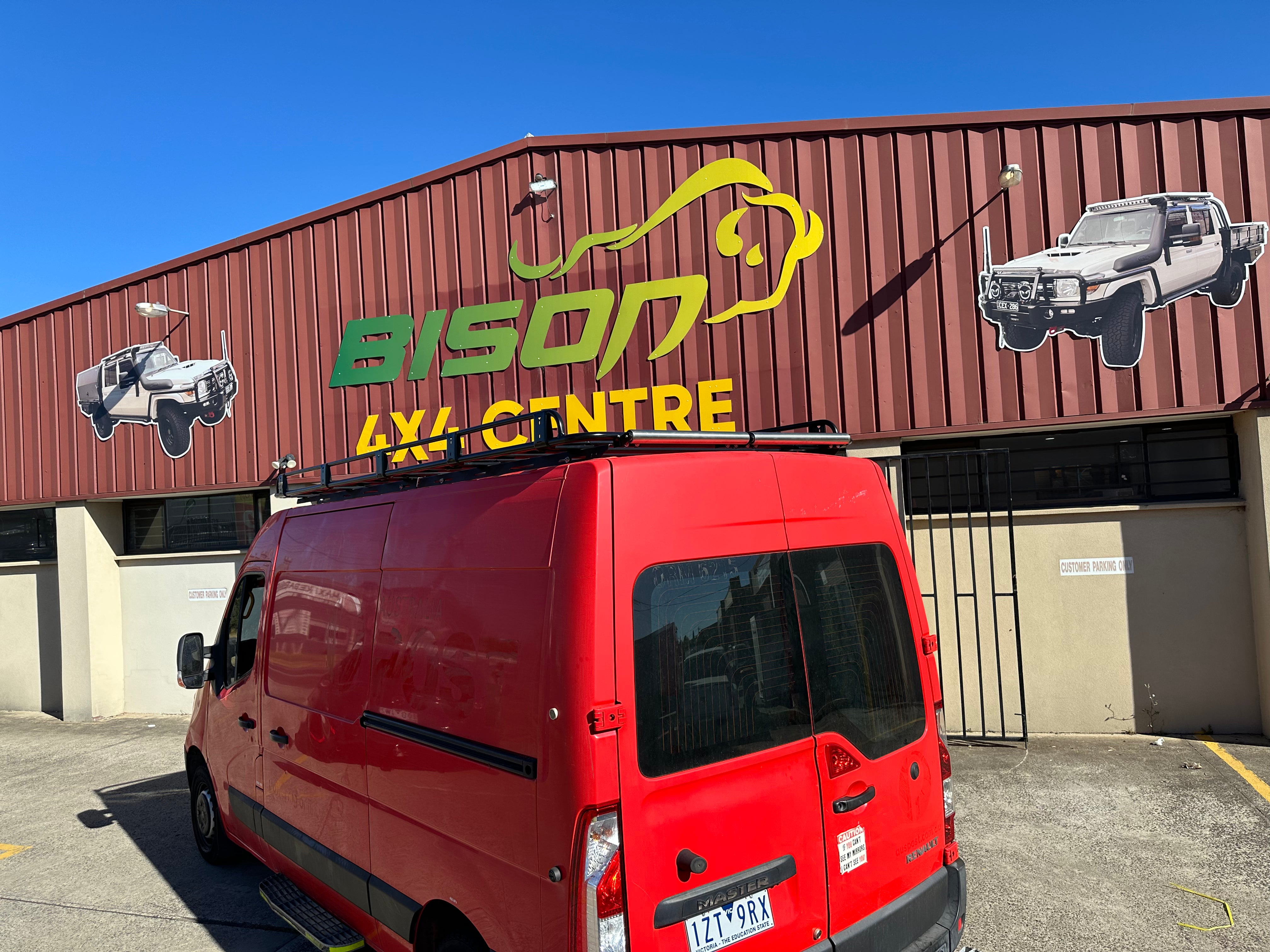 BISON 4X4 STEEL TRADESMAN ROOF RACK FOR RENAULT MASTER 2011-2019