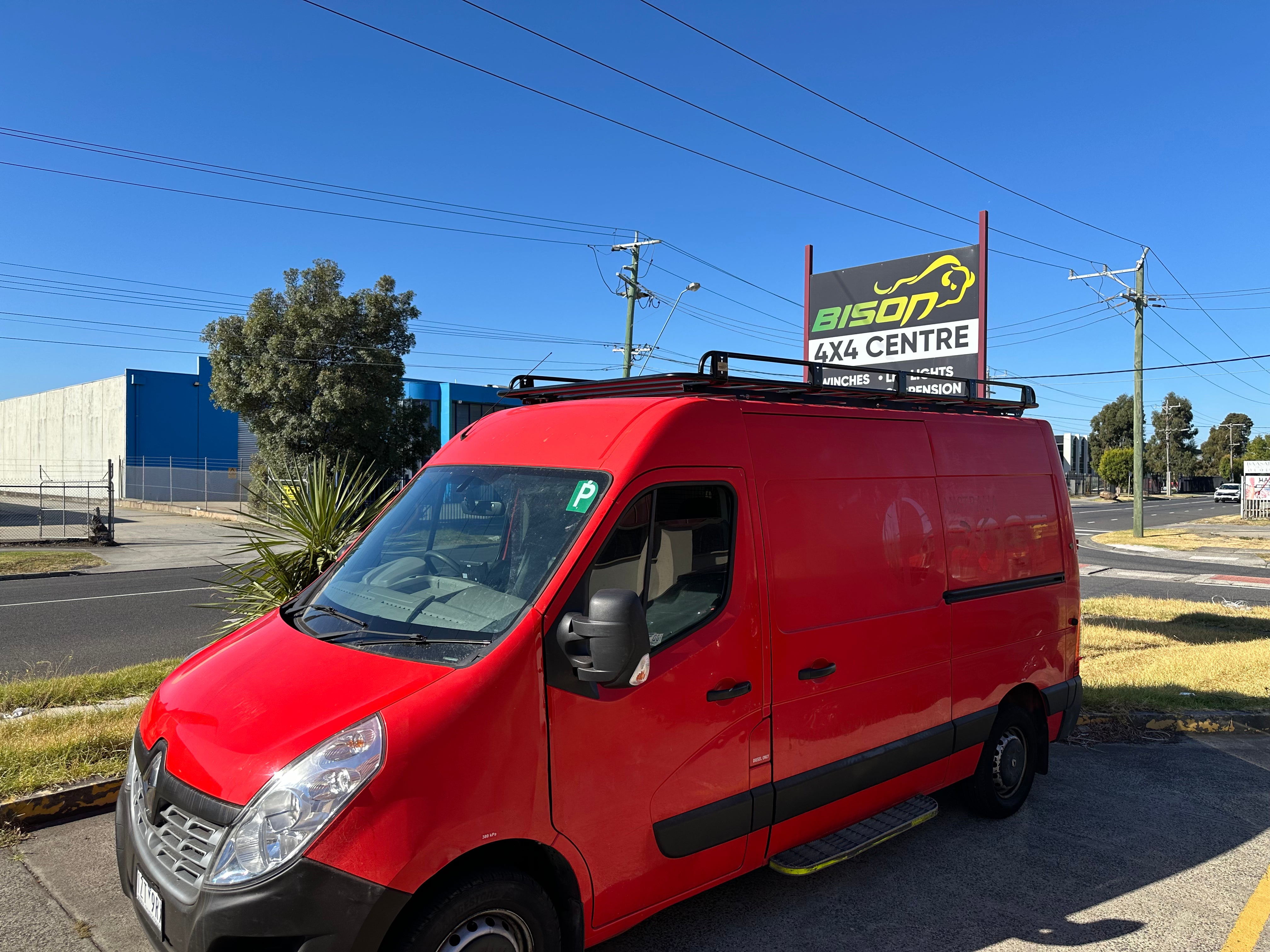 BISON 4X4 STEEL TRADESMAN ROOF RACK FOR RENAULT MASTER 2011-2019