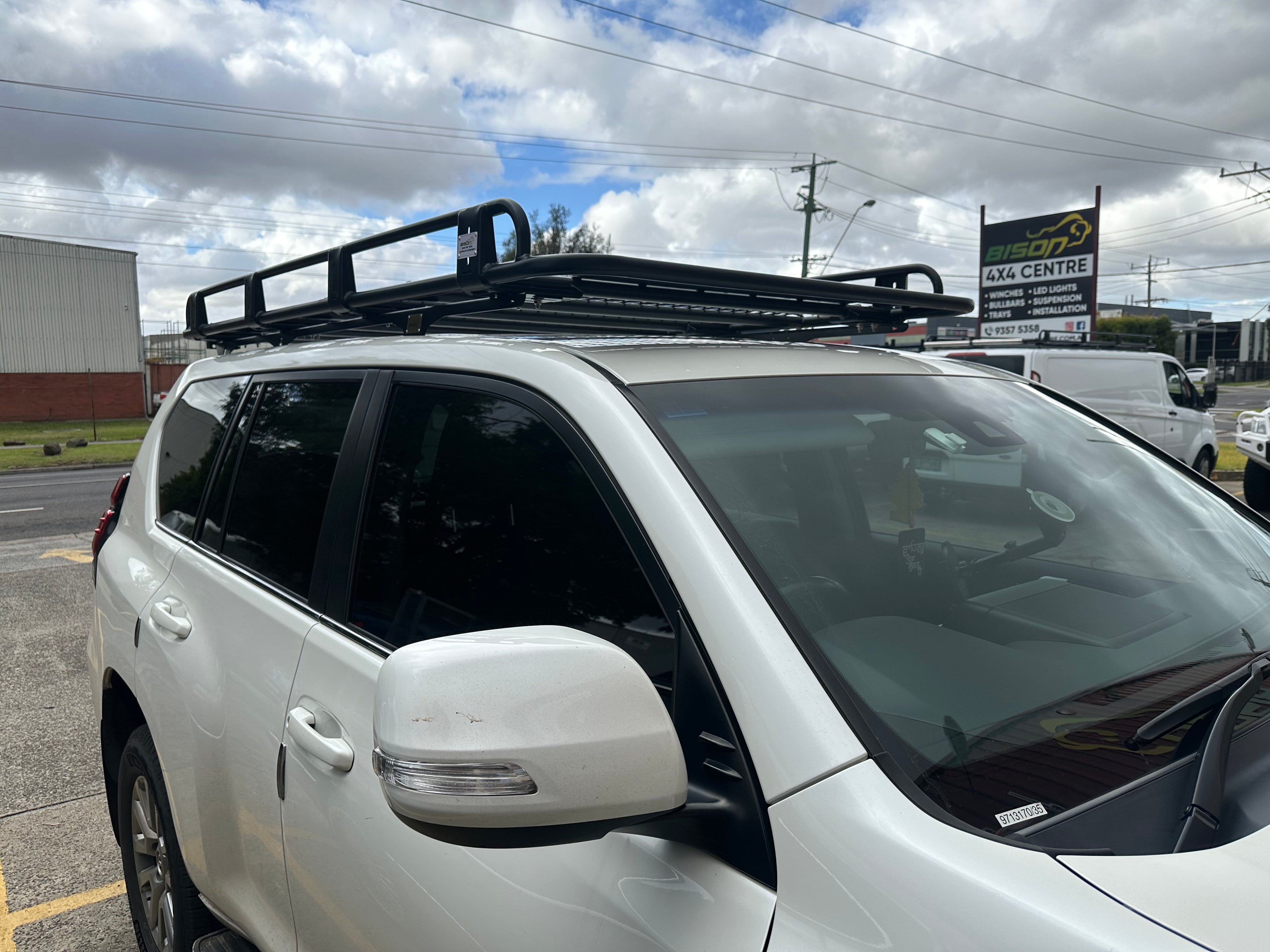 BISON 4X4 STEEL TRADESMAN ROOF RACK FOR TOYOTA PRADO 150 SERIES 3 2017+