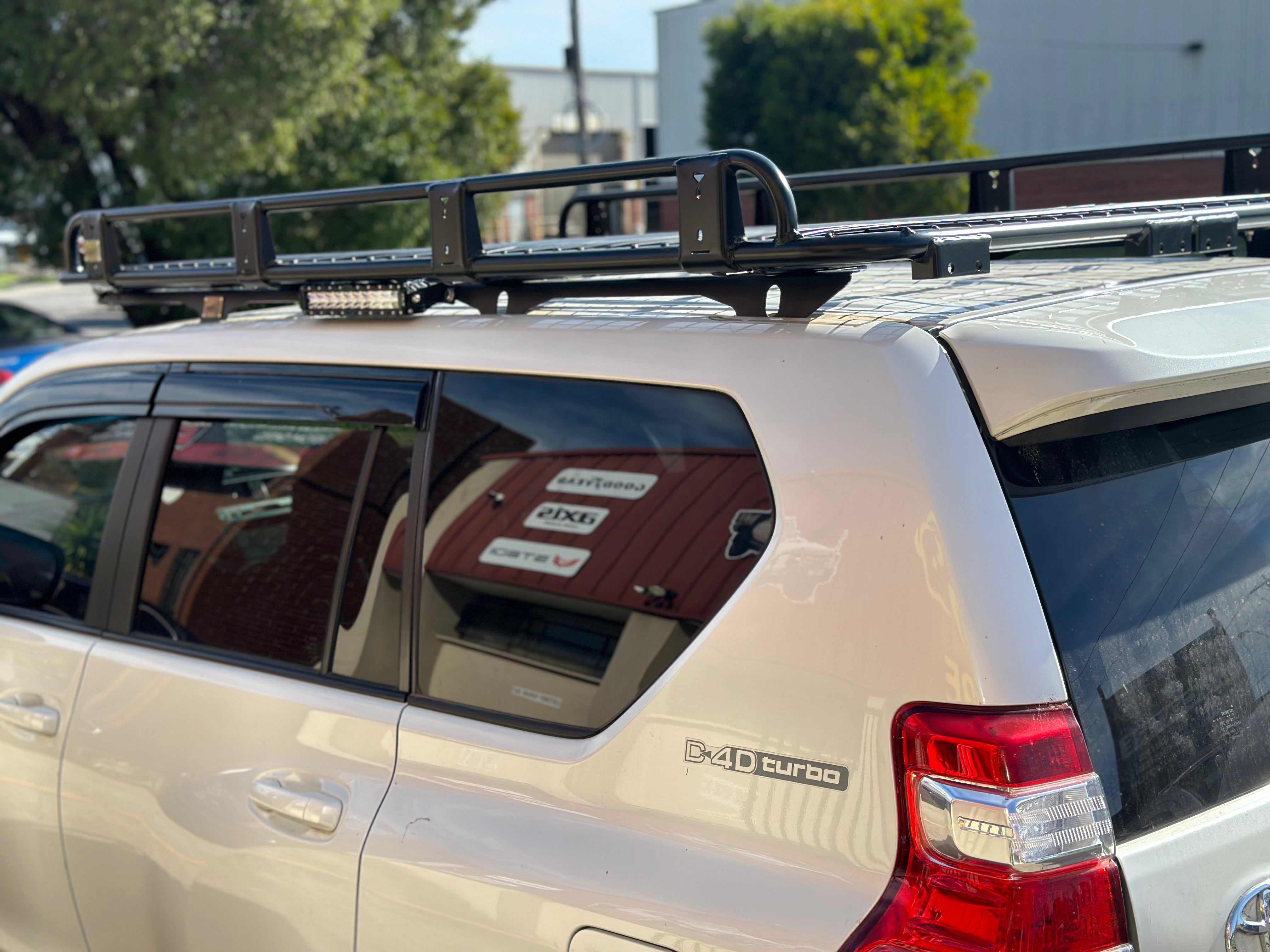 BISON 4X4 STEEL TRADESMAN ROOF RACK FOR TOYOTA PRADO 150 SERIES 3 2017+
