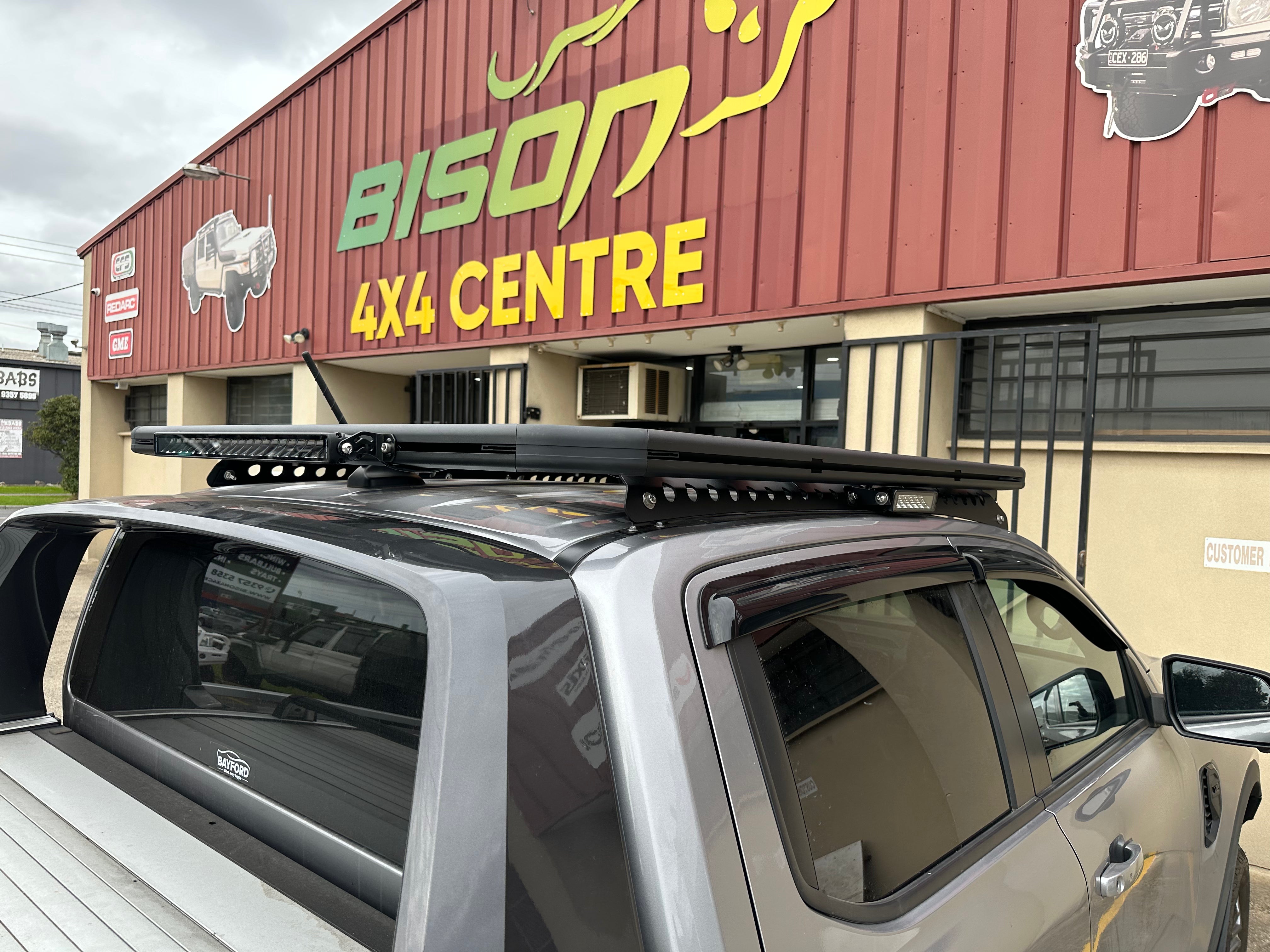 BISON 4X4 DAKOTA STYLE FLAT RACK FOR FORD RANGER PX 2/3 2015-2022