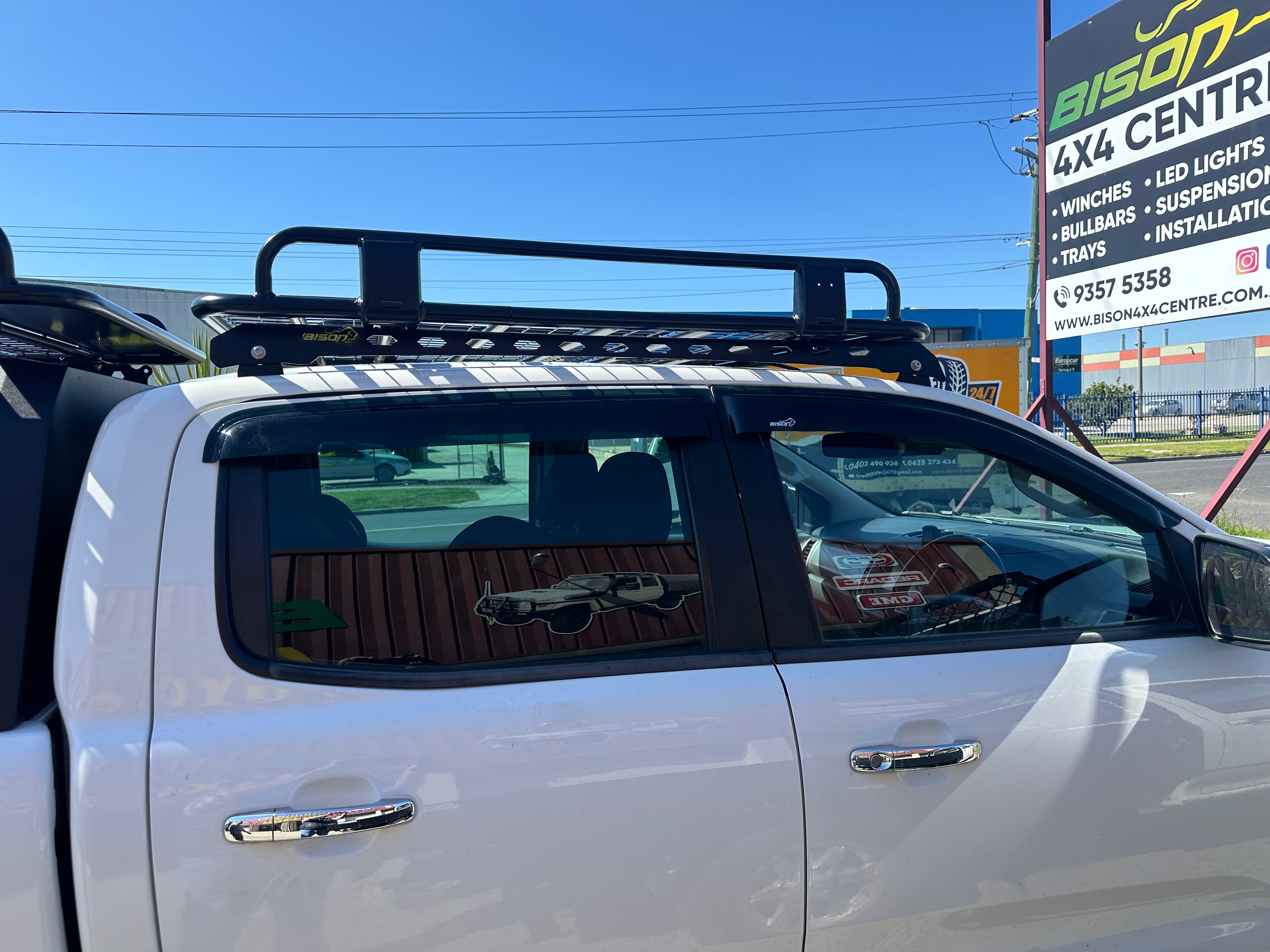 BISON 4X4 STEEL TRADESMAN ROOF RACK FOR FORD RANGER PK 2009-2011