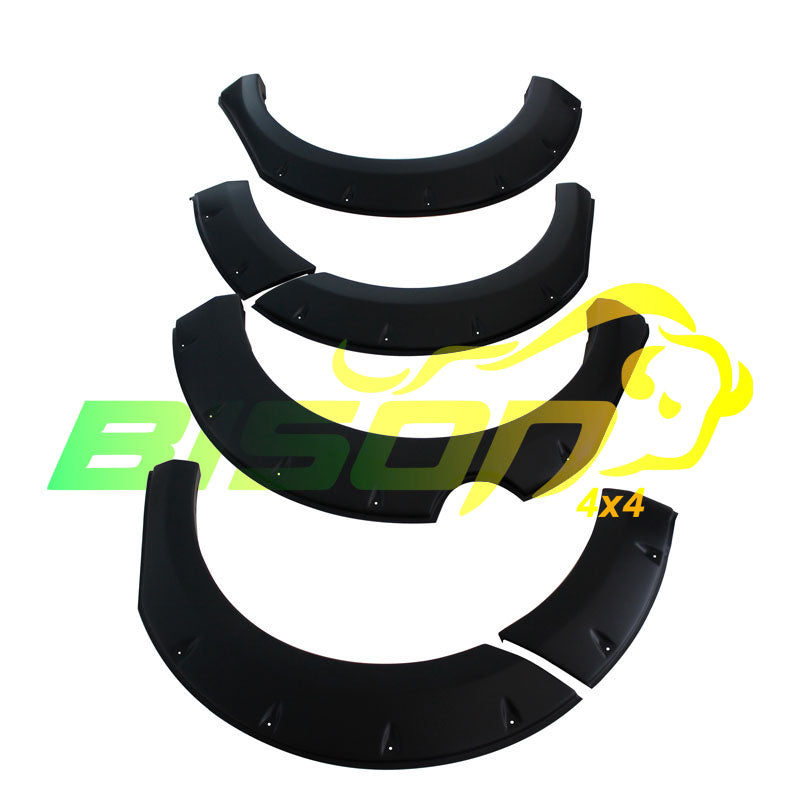 BISON 4X4 Fender Flares Wheel Arch Protector For Mitsubishi Triton 2015-2018 modified