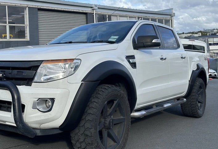 BISON 4X4 Matt Black OEM Fender Flares Black Guard Trim Fits To Ford Ranger 2012-2015
