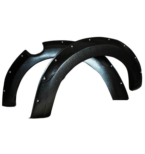 BISON 4X4 6 inch Matt Black OEM Fender Flares Black Guard Trim Fits To Mazda BT50 2016-2020