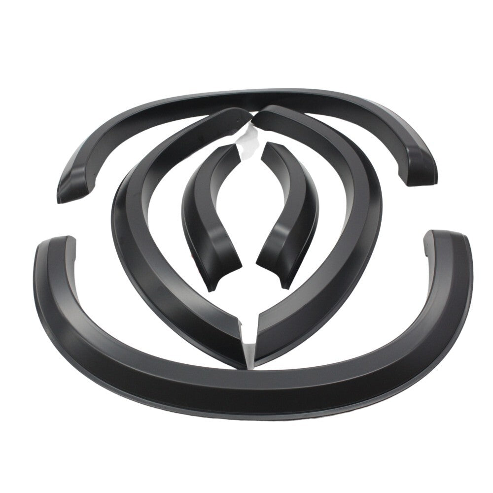 BISON 4X4 Fender Flares Guard Cover to suit Isuzu D-Max 2020 Matte Black slim smooth
