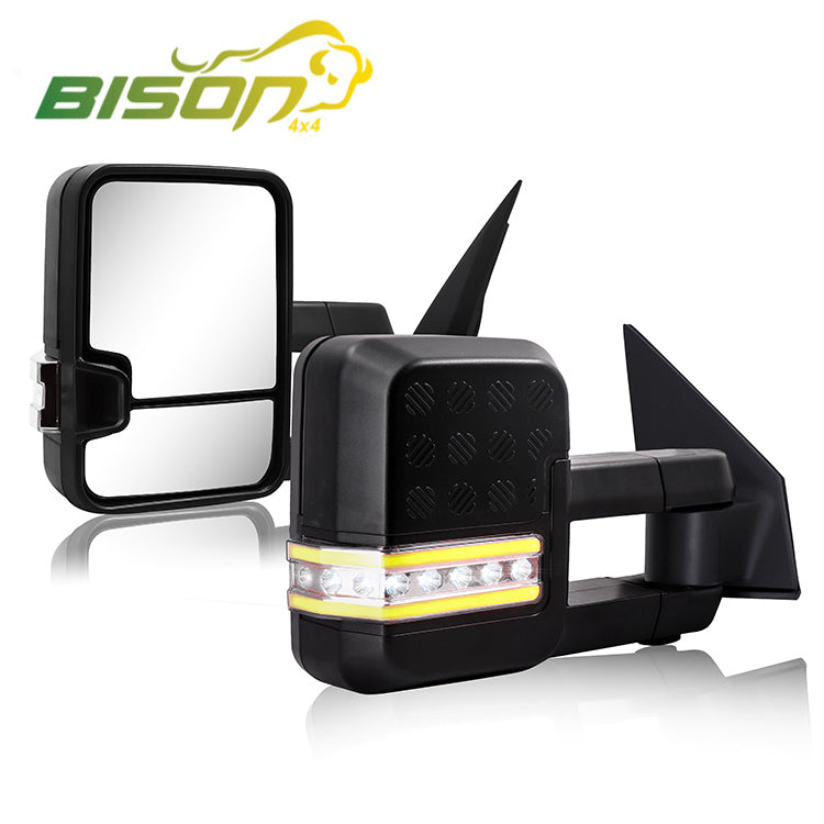 Extendable Towing Mirrors for Toyota Landcruiser 200 Series 2007-2021 Electric