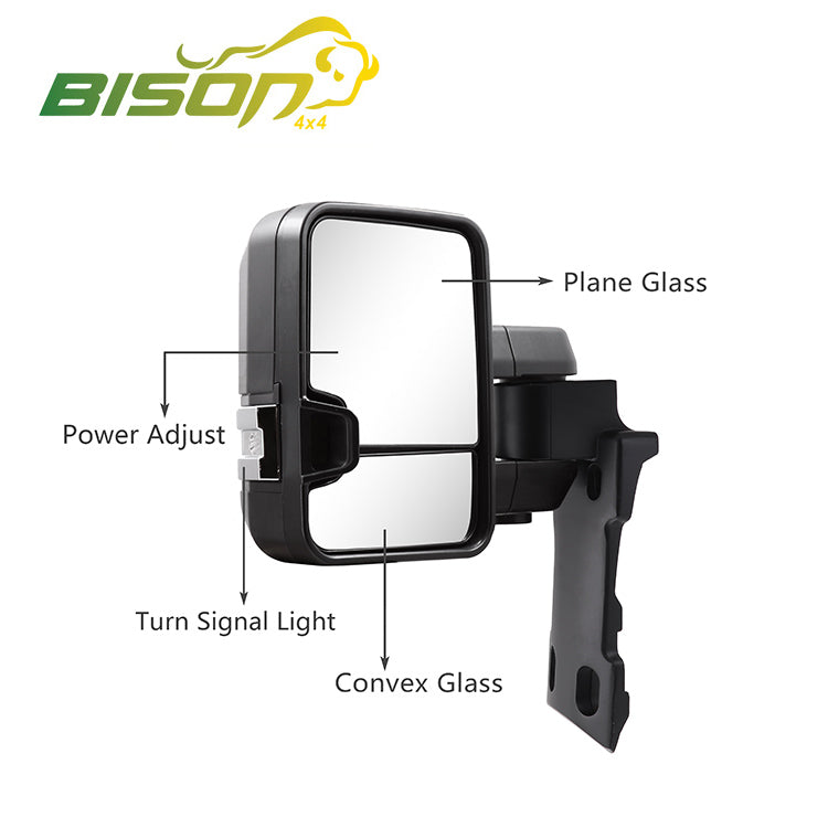 Towing Mirror For Toyota Land Cruiser 1984 - 2022 70 -79 series Electric
