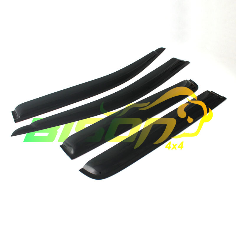 BISON 4X4 Weather Shields Door Visors for Isuzu D-Max 2016-2019