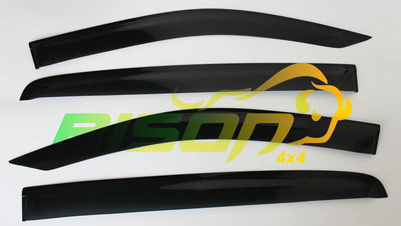 BISON 4X4 Weather Shields Door Visors for Isuzu Mu-x 2014-2016