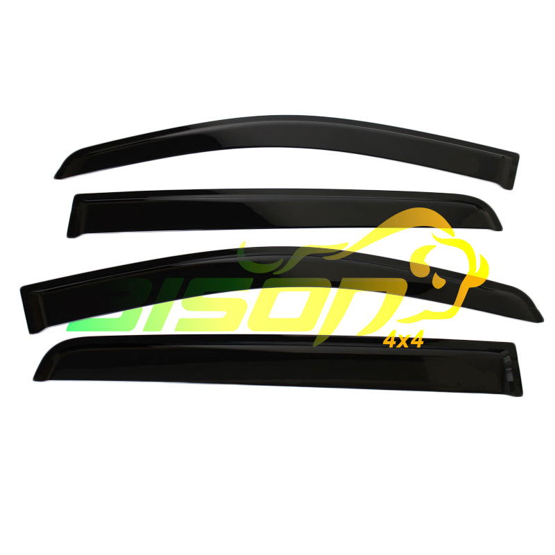 BISON 4X4 Weather Shields Door Visors for Mazda BT50 2012-2020