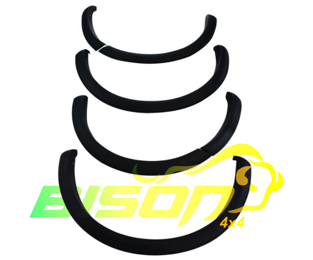 BISON 4X4 Fender Flares Wheel Arch Protector For Mitsubishi Triton 2015-2018 Slim and Smooth