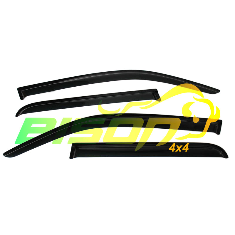 BISON 4X4 Weather Shields Door Visors for Volkswagen Amarok 2009-2020