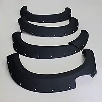 BISON 4X4 Fender Flares Guard Cover to suit Isuzu D-Max 2016-2019 Matte Black modified 9 inch