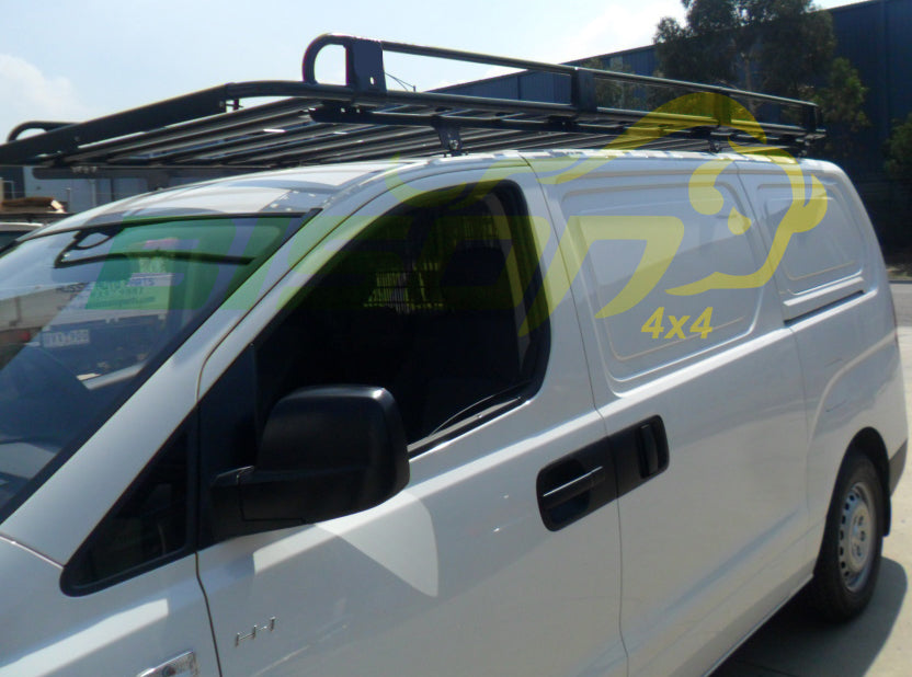 Hyundai iLoad Tradesman Style Open Ends Steel Roof Rack 3000x1464mm