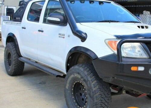 BISON 4X4 Black Fender Flares Wheel Arch Suits for Hilux SR5 SR 2015-2018 3 Inch 4pcs