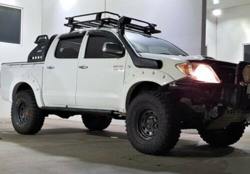 BISON 4X4 White Fender Flares Wheel Arch Suits for Hilux SR5 SR 2011-2014 6 Inch 4pcs