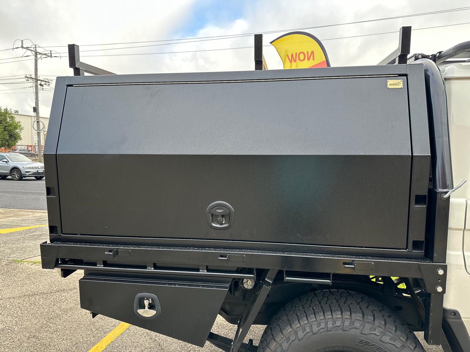 BISON 4X4 ALLOY Canopy 1500mm Jack-off Powder-Coated BLACK