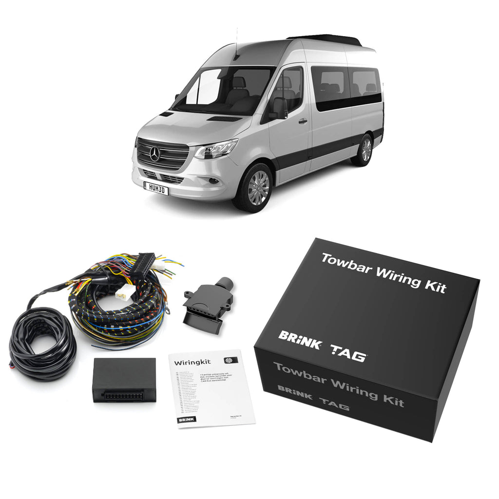 TAG Rear Step, Towbar & Wiring for Mercedes Sprinter Van 907 (VS30) Wide Chassis (01/2019 - On)