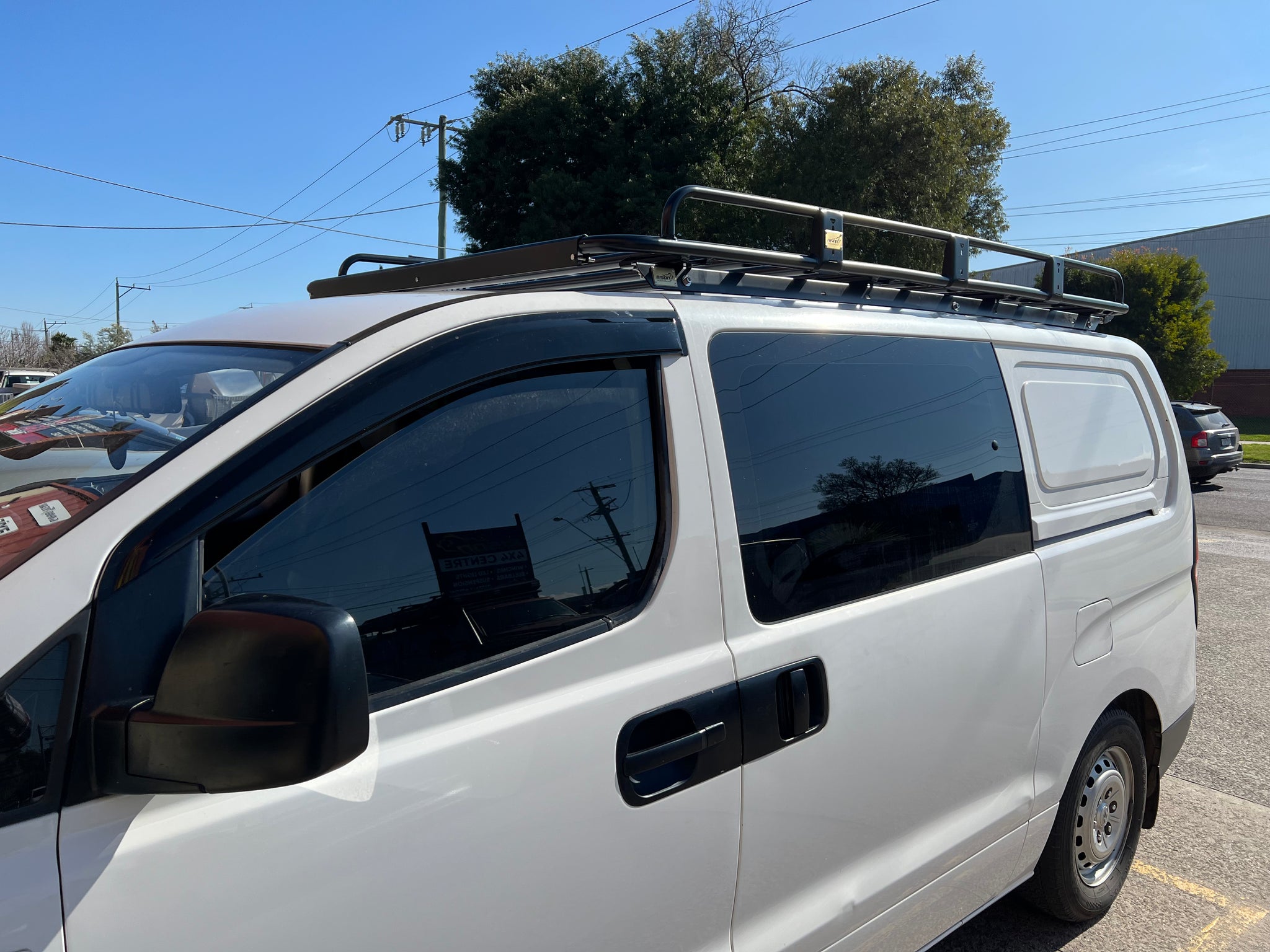 BISON 4X4 STEEL TRADESMAN ROOF RACK 2400MM FOR HYUNDAI iLOAD/iMAX 2008