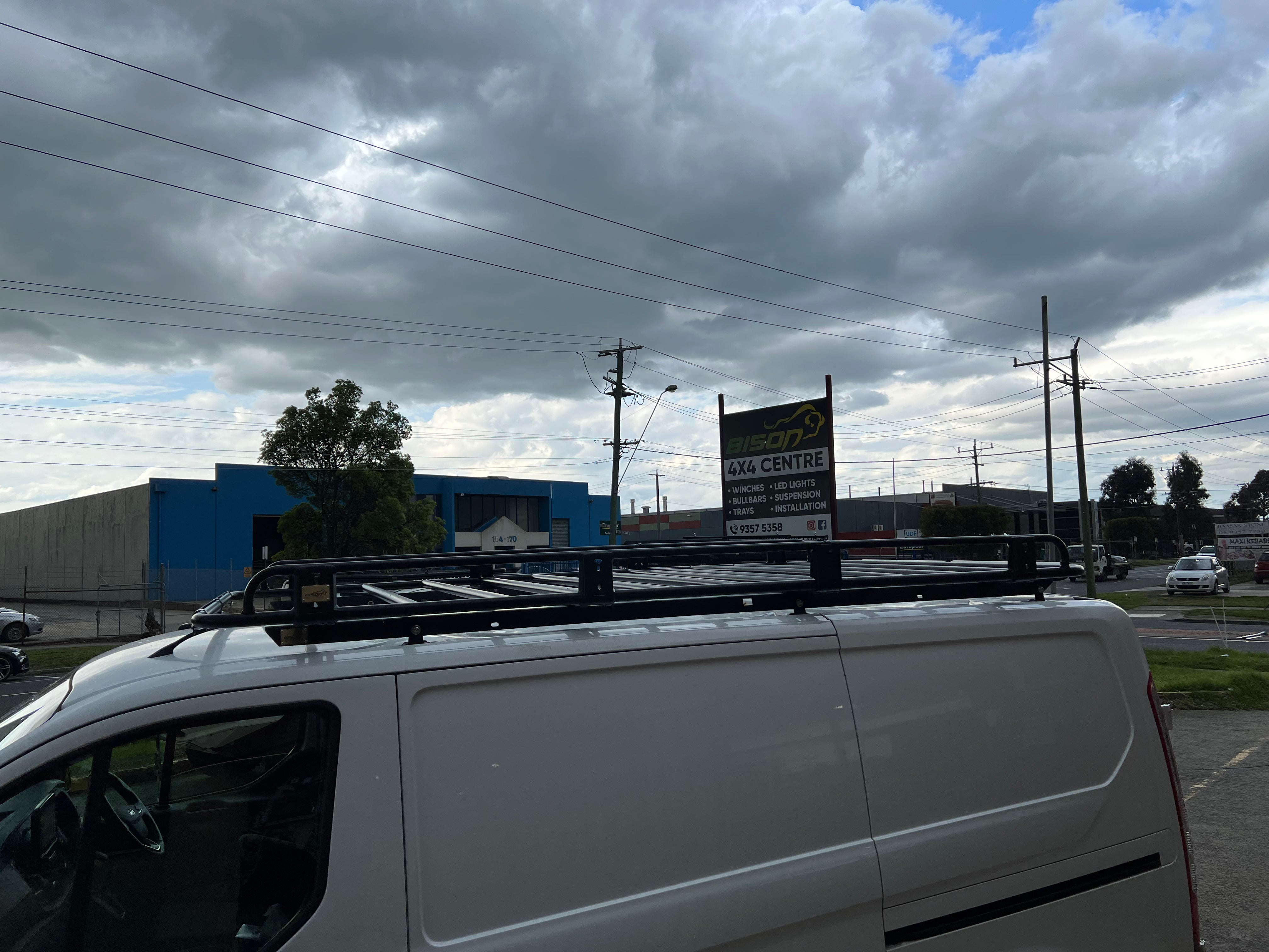BISON 4X4 STEEL TRADESMAN ROOF RACK FOR FORD TRANSIT 2014+