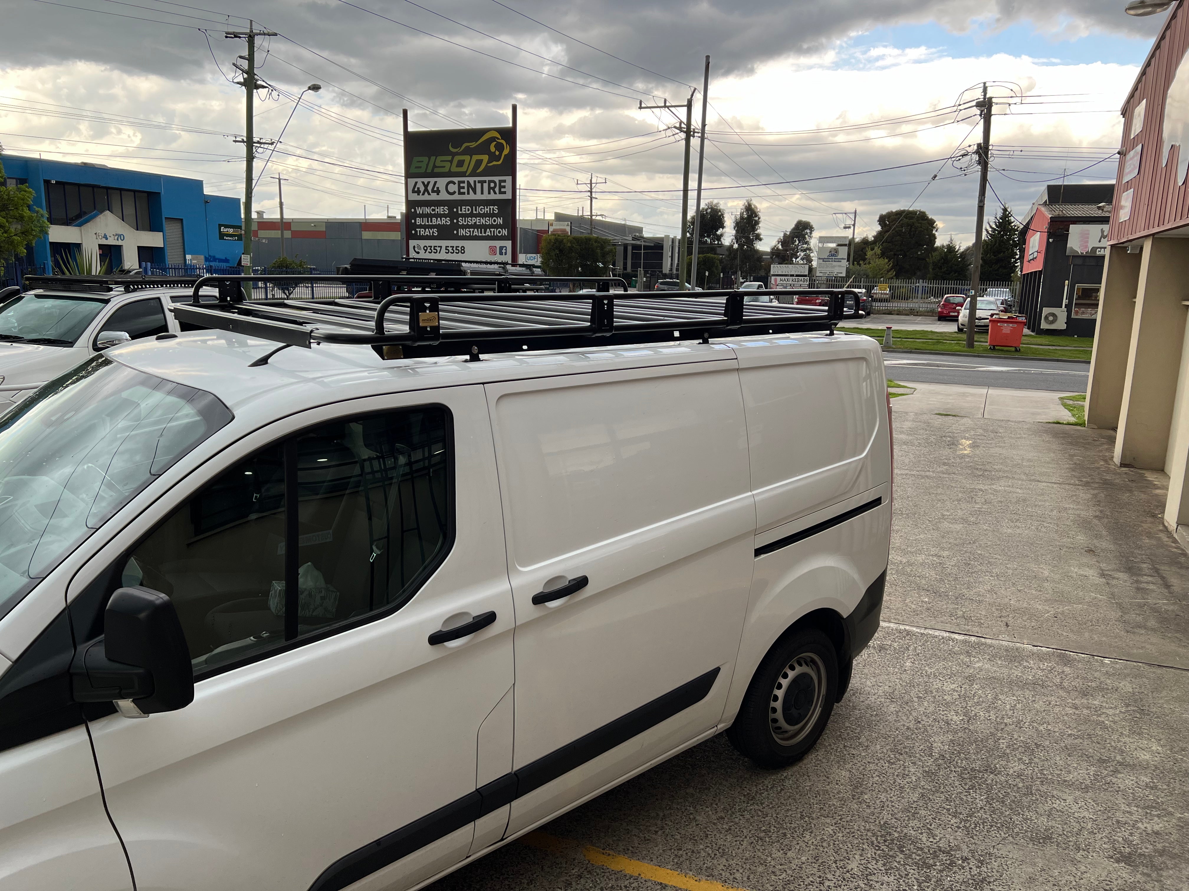 BISON 4X4 STEEL TRADESMAN ROOF RACK FOR FORD TRANSIT 2014+