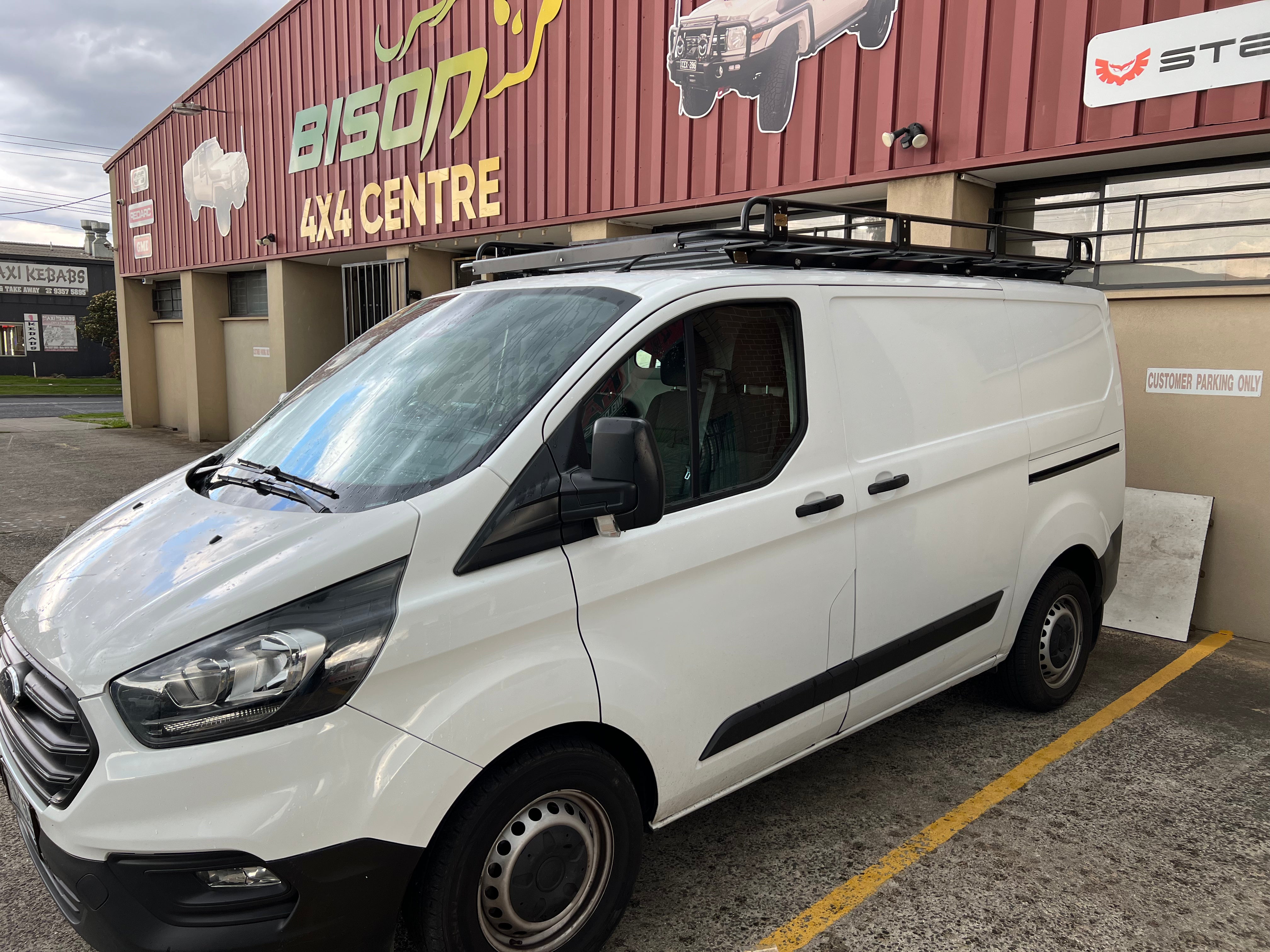 BISON 4X4 STEEL TRADESMAN ROOF RACK FOR FORD TRANSIT 2006-2014