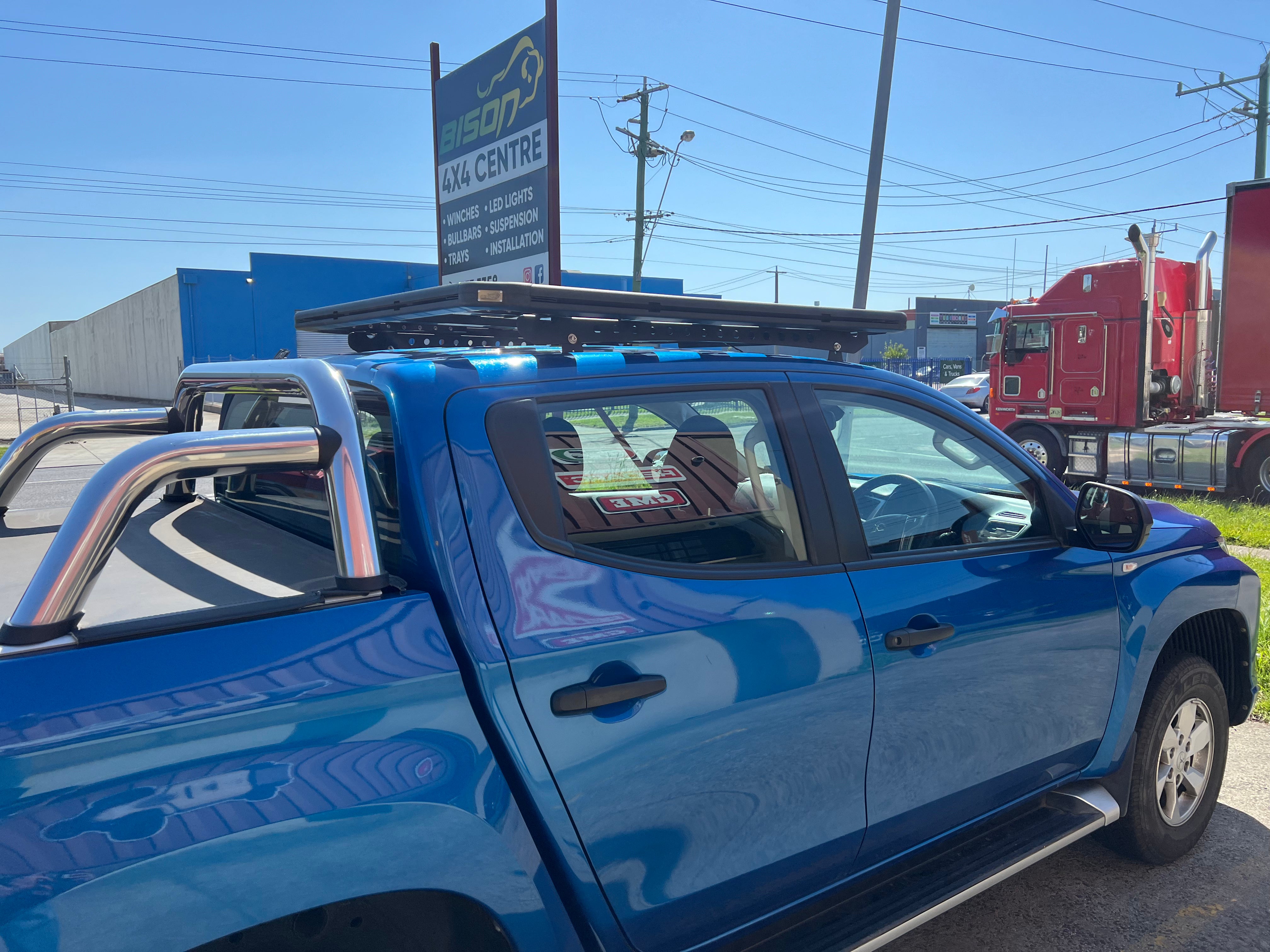 BISON 4X4 DAKOTA STYLE FLAT RACK FOR MITSUBISHI TRITON MR 2018+