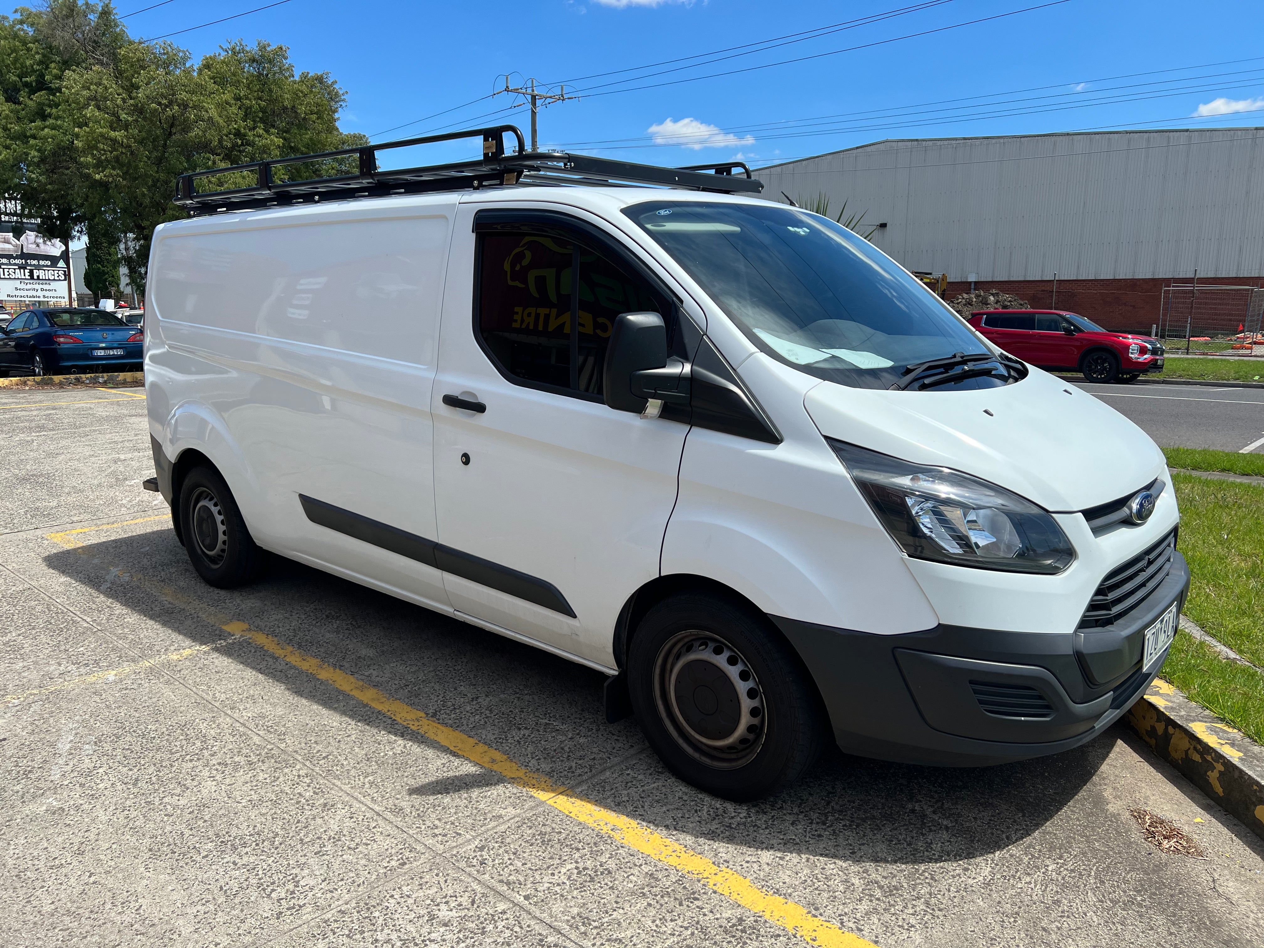 BISON 4X4 STEEL TRADESMAN ROOF RACK FOR FORD TRANSIT 2014+