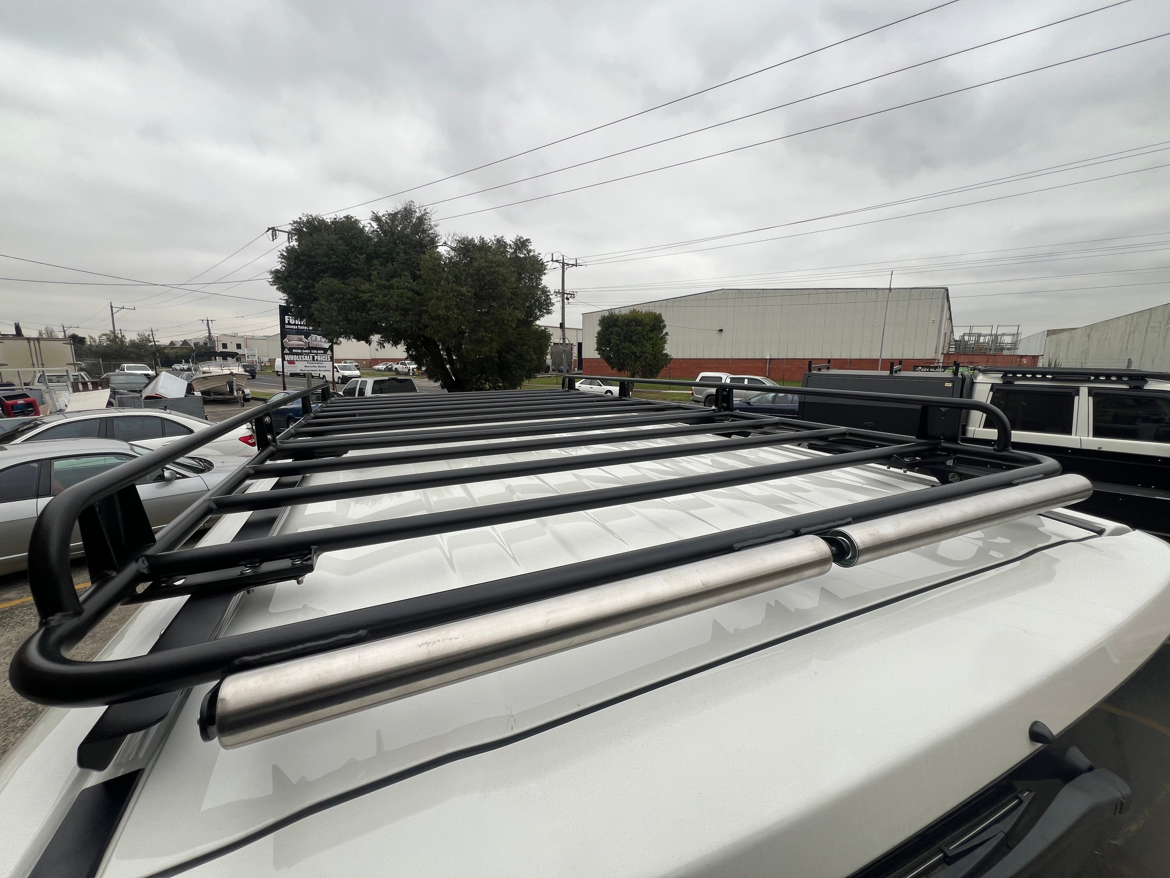 BISON 4X4 STEEL TRADESMAN ROOF RACK FOR TOYOTA HIACE 2019+