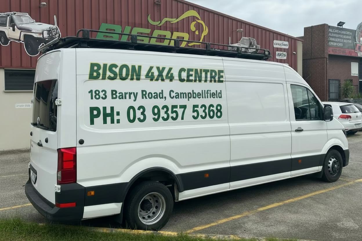 BISON 4X4 STEEL TRADESMAN ROOF RACK FOR VOLKSWAGEN CRAFTER 2F 2017+