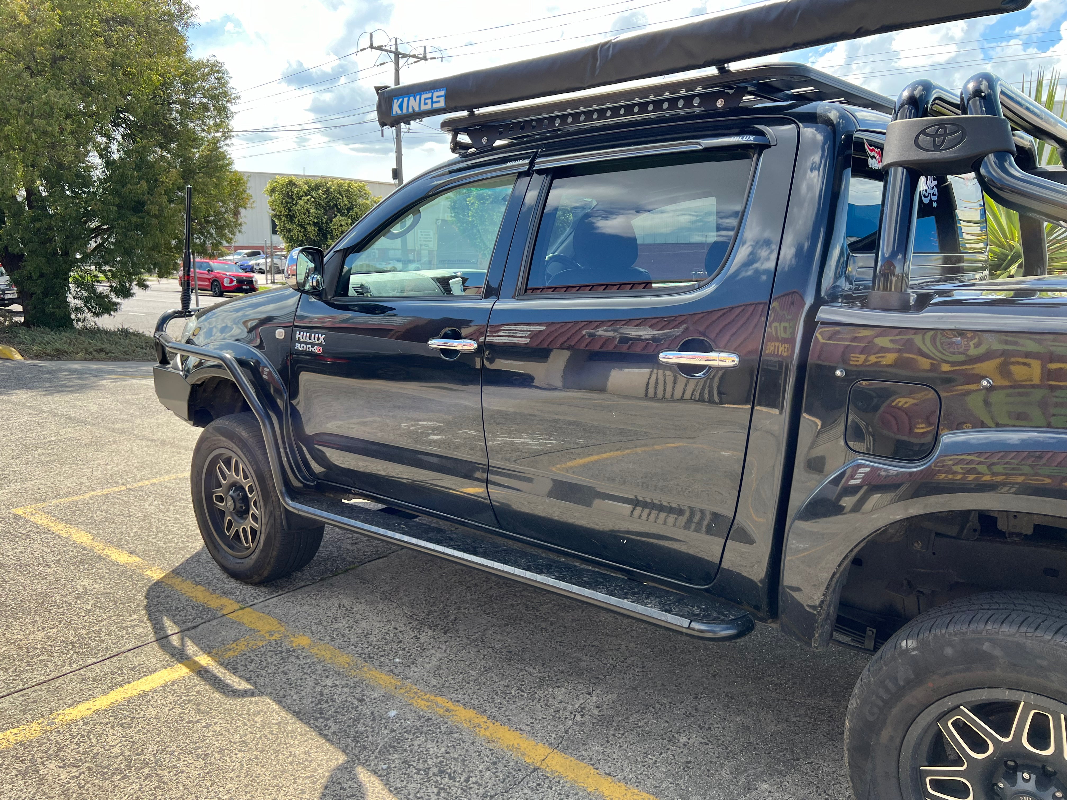BISON 4X4 DAKOTA STYLE FLAT RACK FOR TOYOTA HILUX 2021+