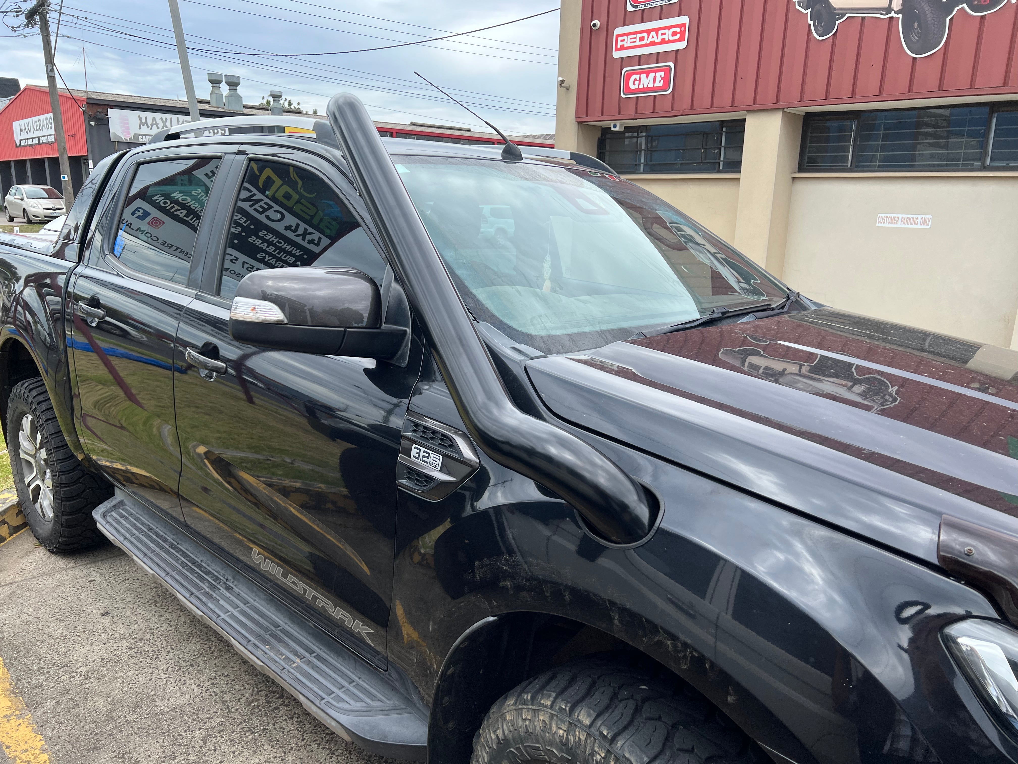 BISON 4X4 Stainless-Steel Snorkel Kit For FORD RANGER PX 1/2/3