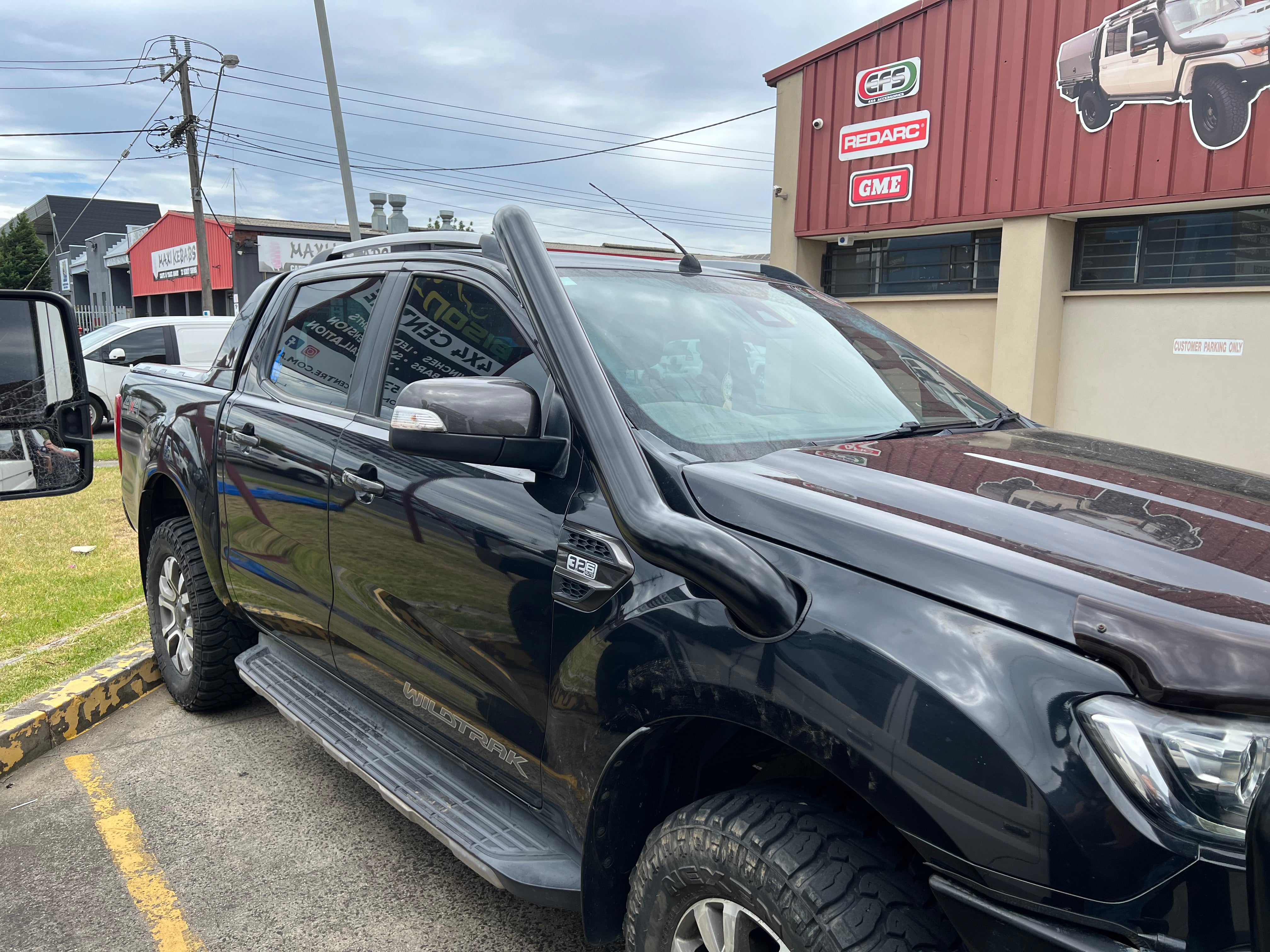 BISON 4X4 Stainless-Steel Snorkel Kit For FORD RANGER PX 1/2/3