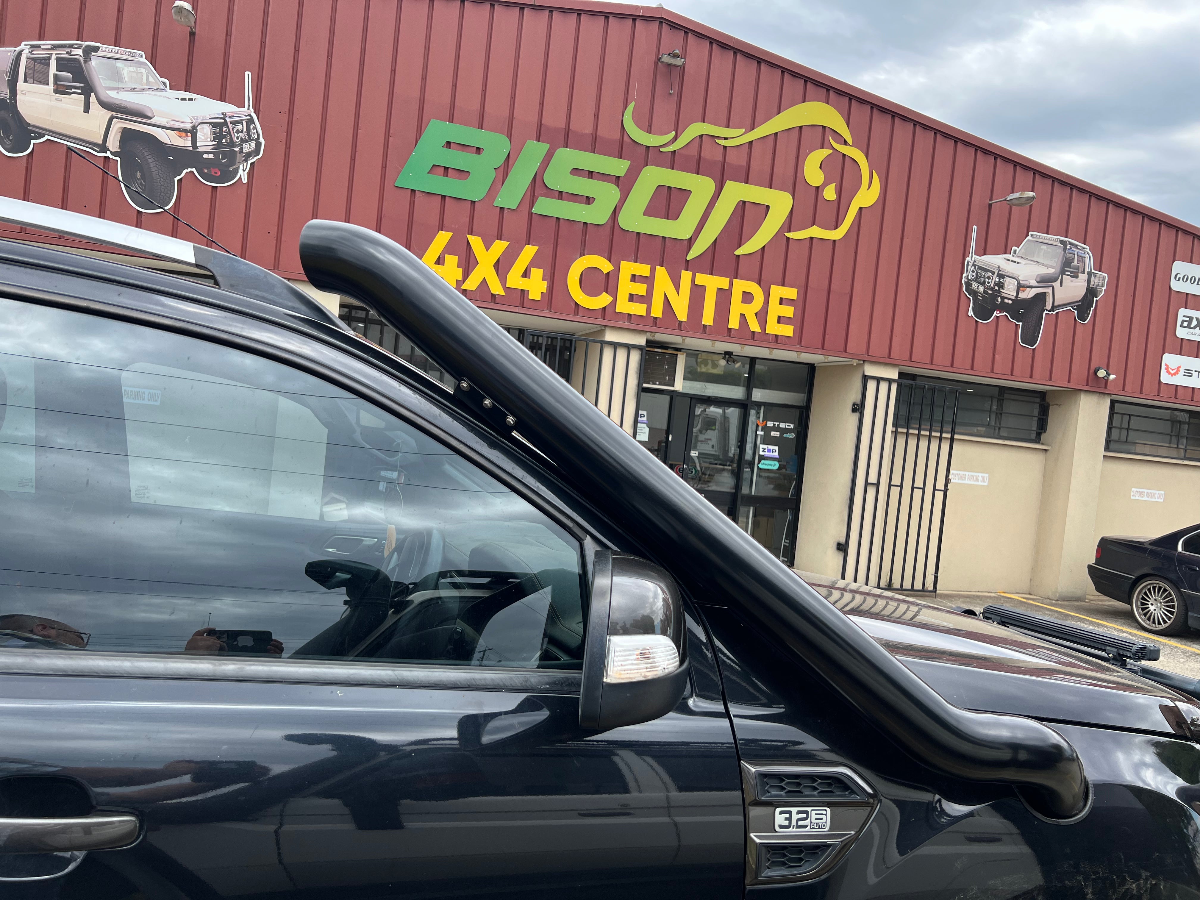 BISON 4X4 Stainless-Steel Snorkel Kit For FORD RANGER PX 1/2/3
