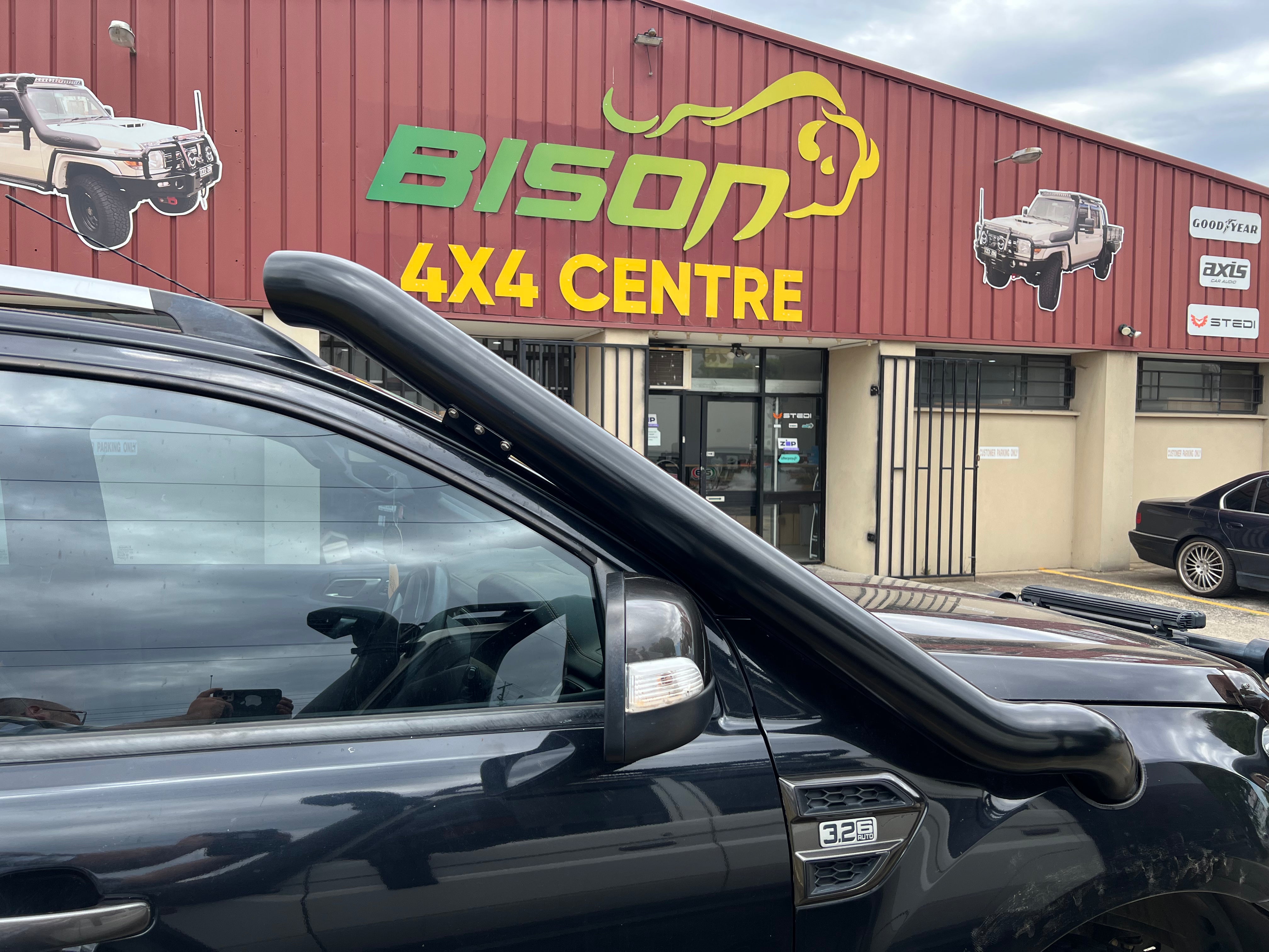 BISON 4X4 Stainless-Steel Snorkel Kit For FORD RANGER NEXT GEN T9