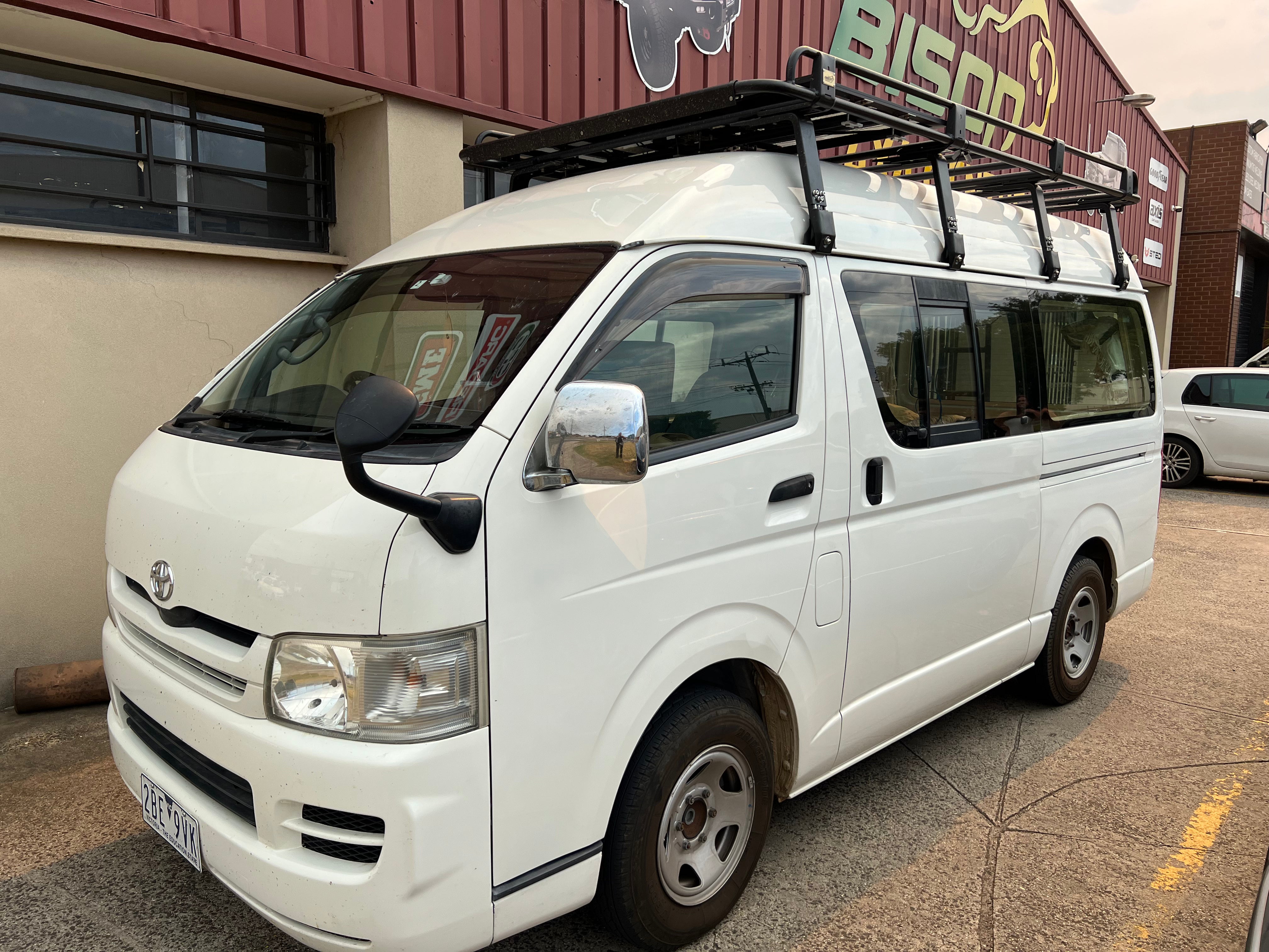 BISON 4X4 STEEL TRADESMAN ROOF RACK FOR TOYOTA HIACE 2005-2019