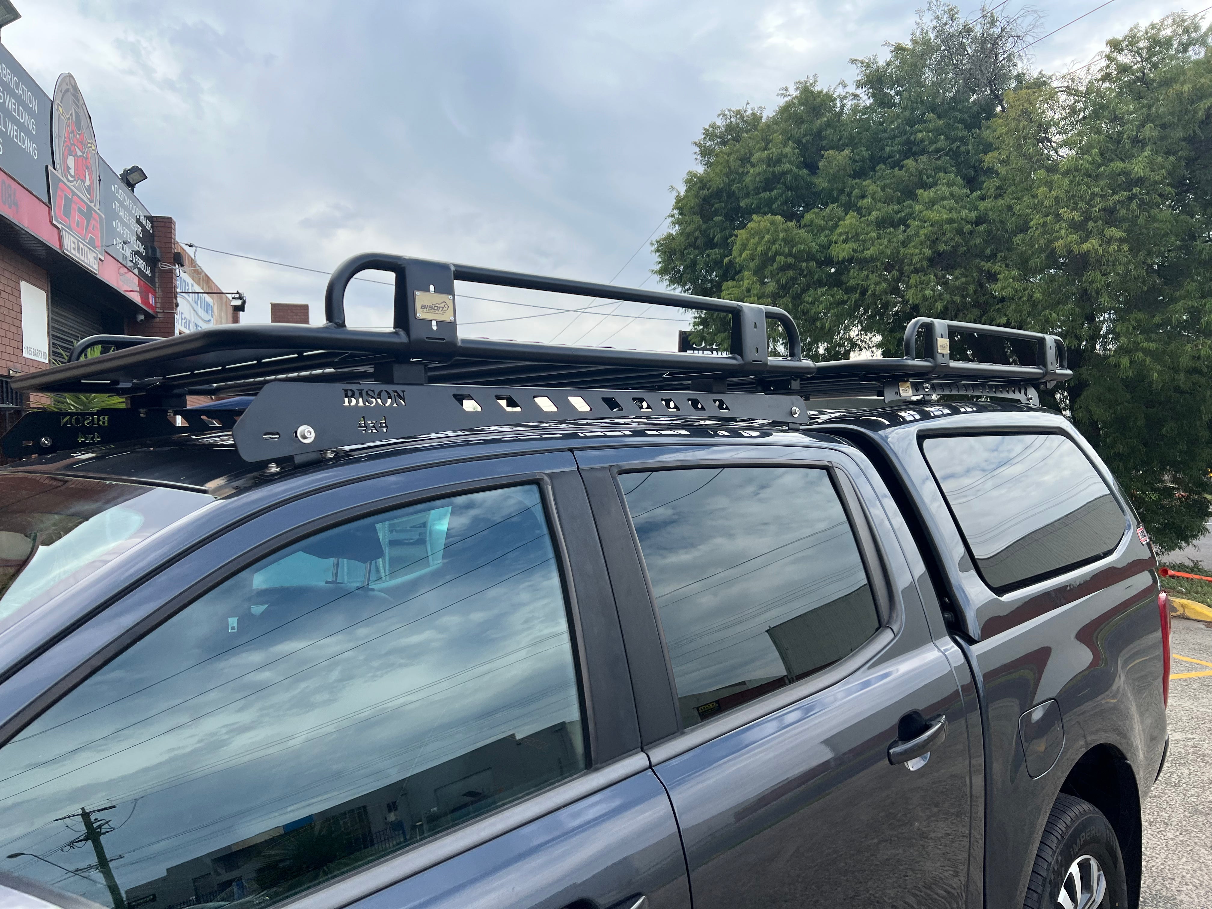 BISON 4X4 STEEL TRADESMAN ROOF RACK FOR FORD RANGER PX1 2011-2015